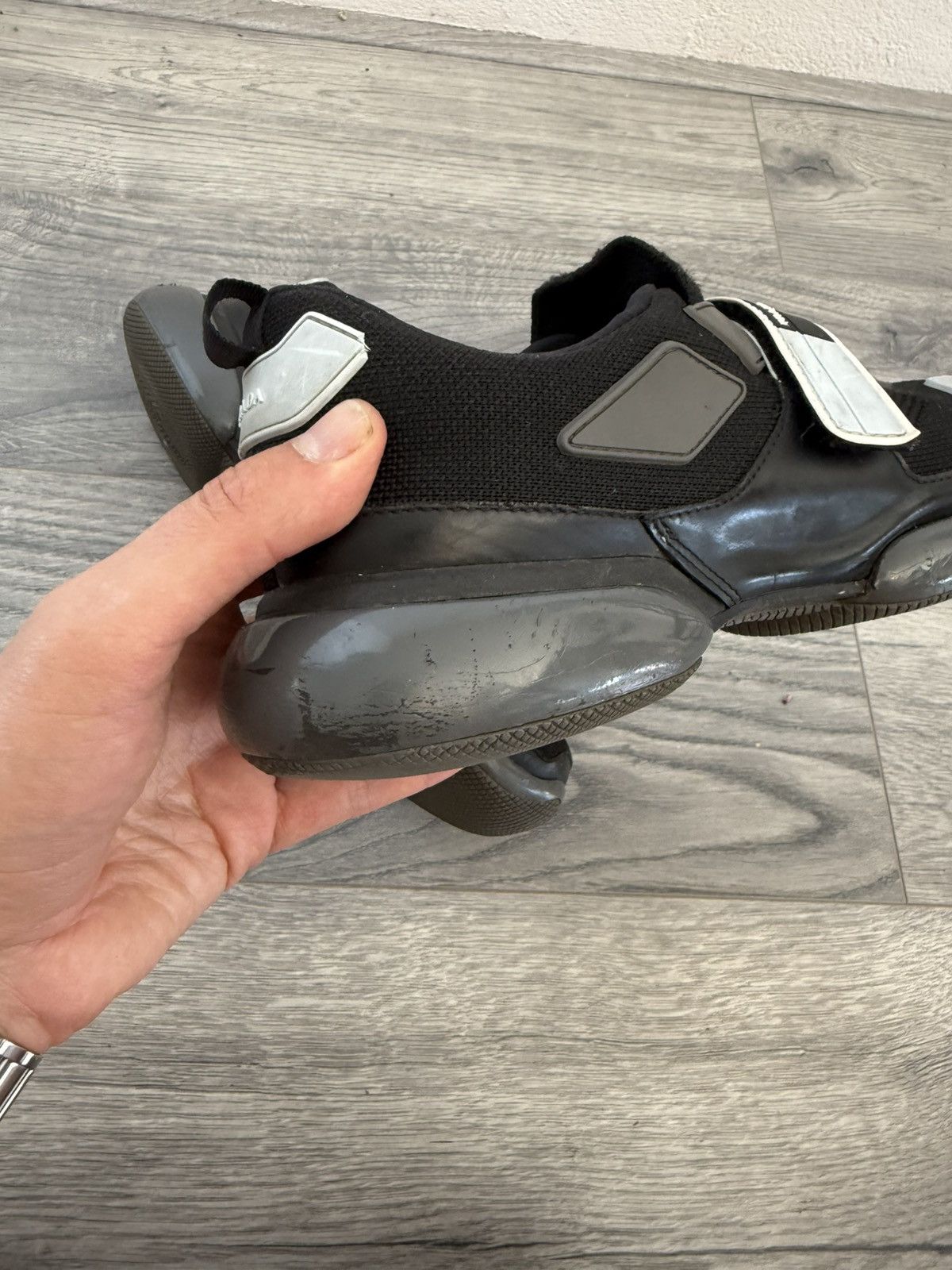 Prada Cloudbust Thunder Sneakers in Black & Grey Size US 9 / EU 42 - 15 Thumbnail