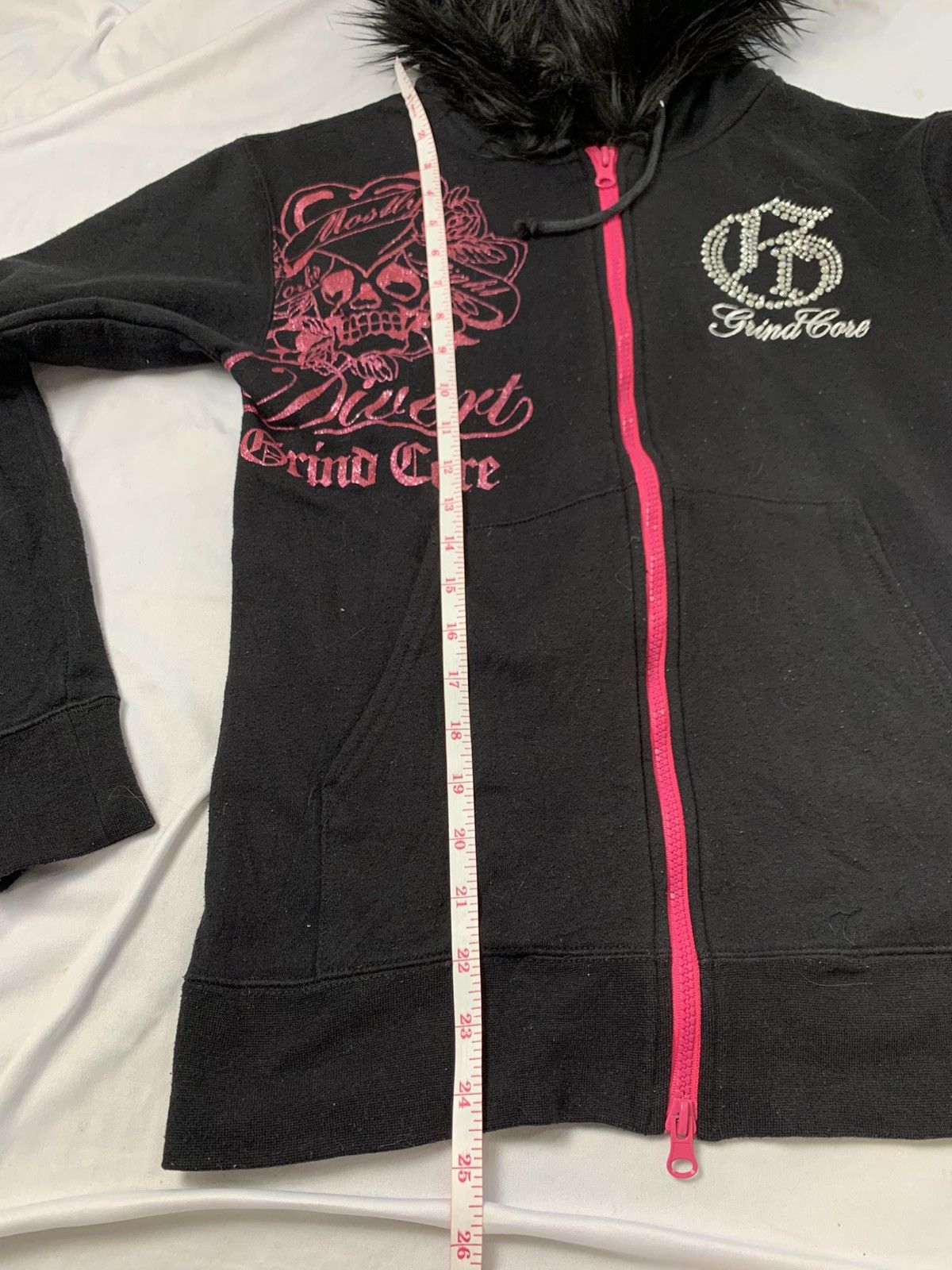 Le Grande Bleu (L.G.B.) Fur hoodie japanese style signal point y2k cyberpunk Size US M / EU 48-50 / 2 - 9 Thumbnail