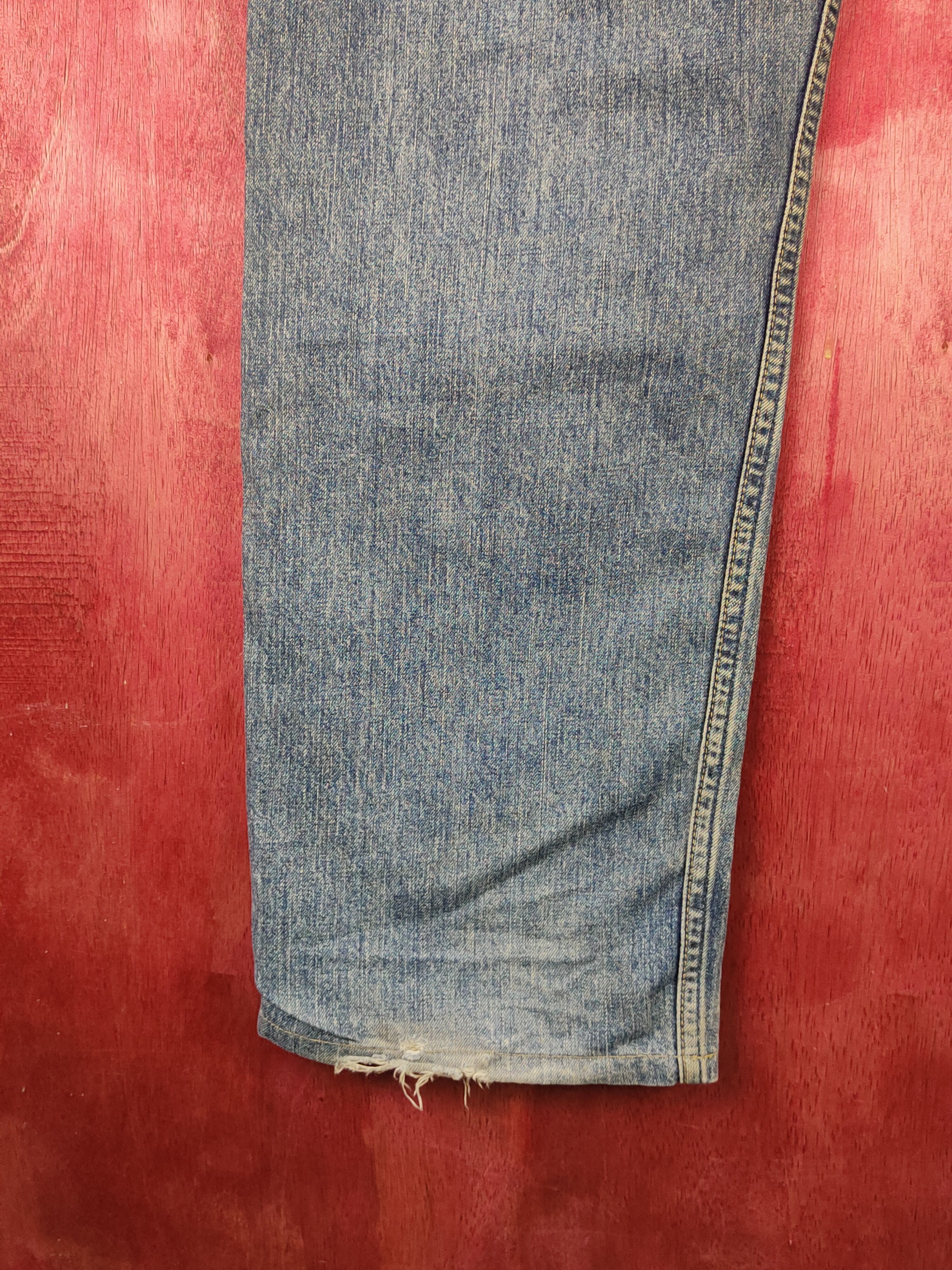 Levi's DL Levi's Blue Faded Distressed Ripped Jeans #S2308 Size US 34 / EU 50 - 9 Thumbnail