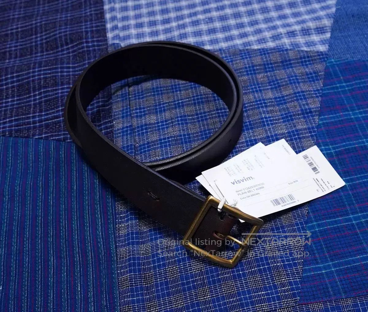 Visvim Visvim 40mm Plain Brown Leather Belt. Size ONE SIZE - 1 Thumbnail