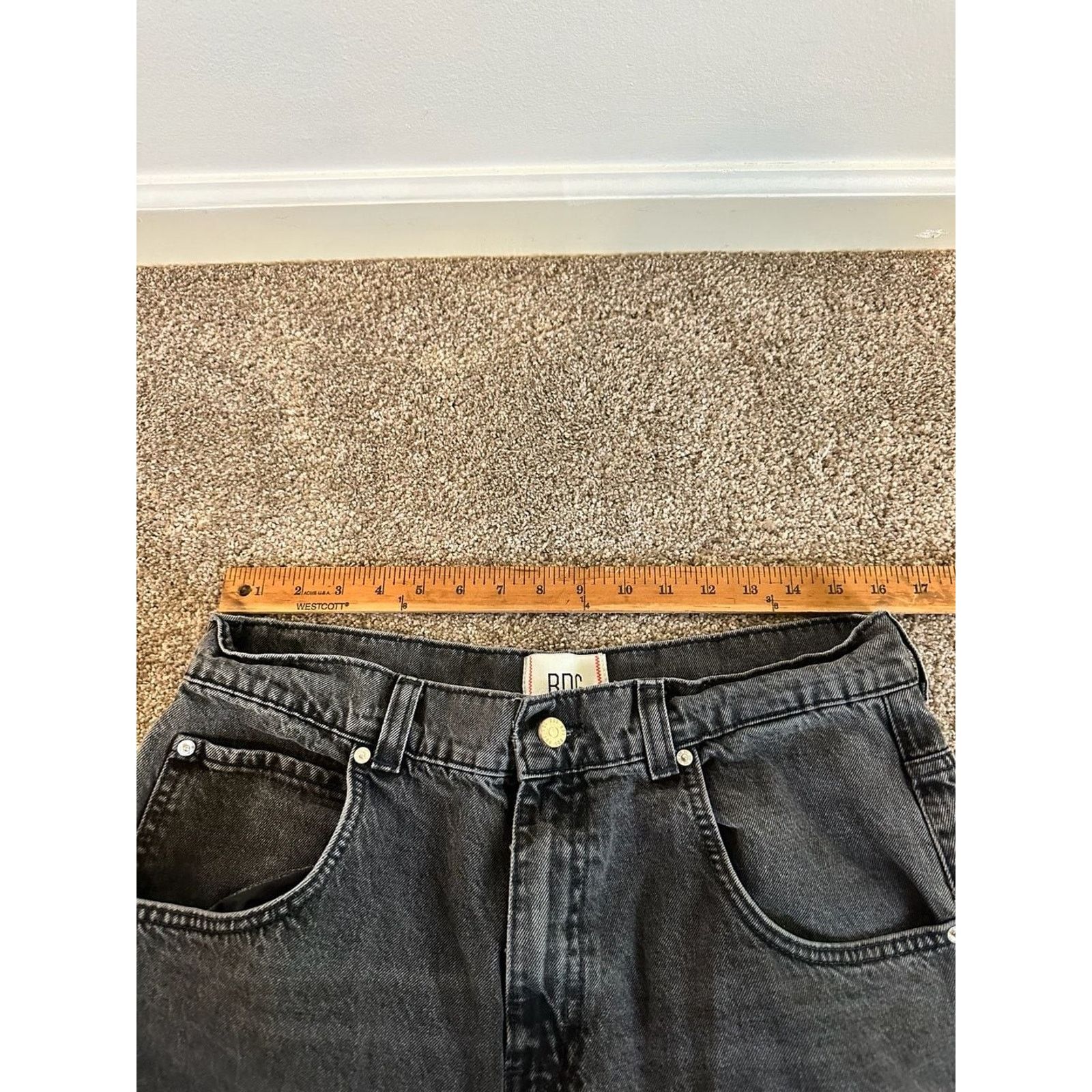 Bdg BDG Rih Mid-Rise Balloon Baggy Jeans Washed Black Size 31 Size 31" - 5 Thumbnail