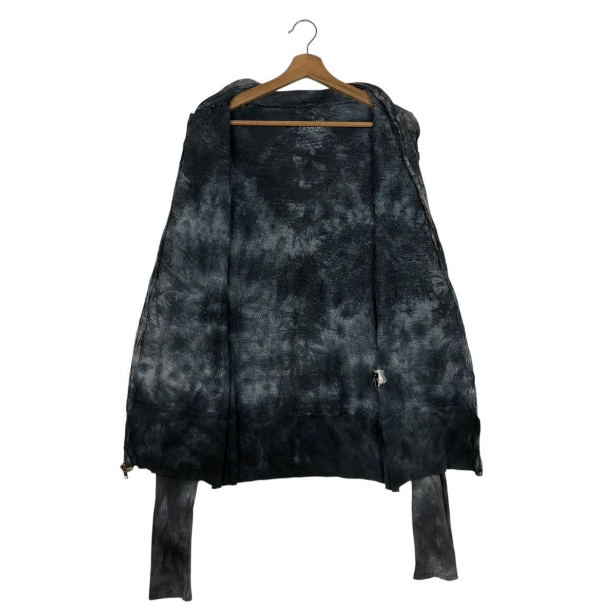 Vintage 🔥DISTRESSED PUNK BIKER ZIPPER JACKET MOON ACID WASH STYLE Size US M / EU 48-50 / 2 - 15 Thumbnail