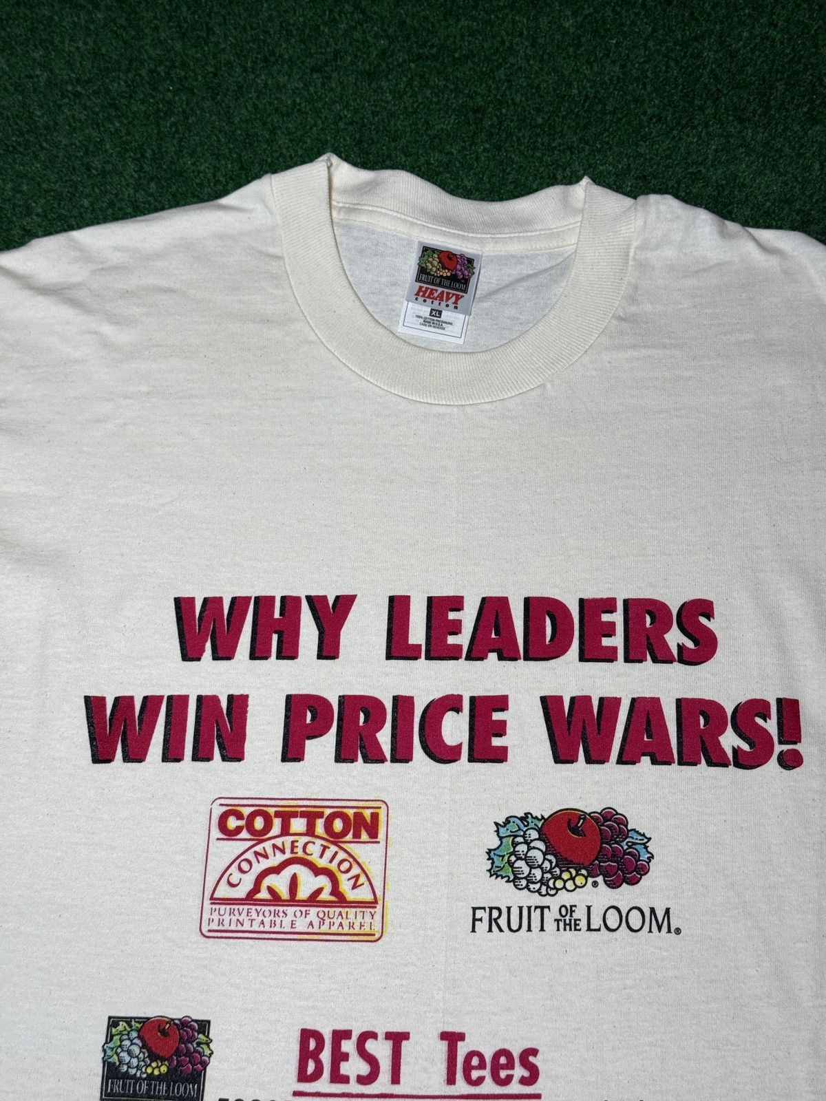 Fruit Of The Loom Fruit Of The Loom Promotional Vintage RARE XL Logo T Shirt Size US XL / EU 56 / 4 - 3 Thumbnail