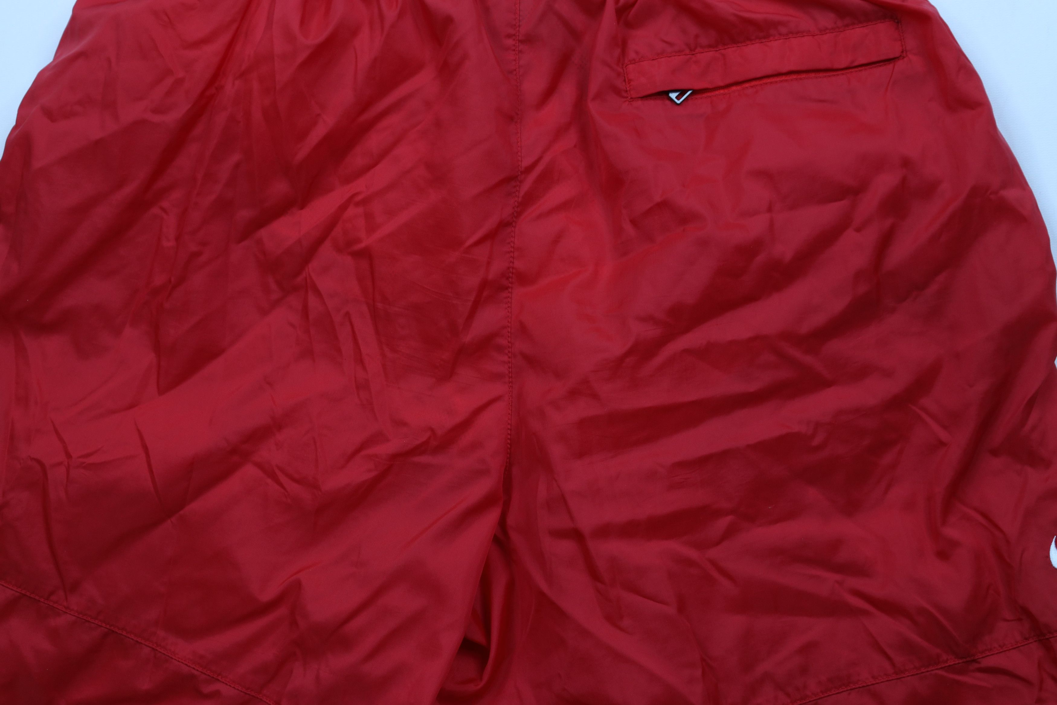 Nike × Vintage Vintage 90s Y2K Nike Mini Swoosh Lined Shorts Baggies Nylon Size US 34 / EU 50 - 10 Thumbnail