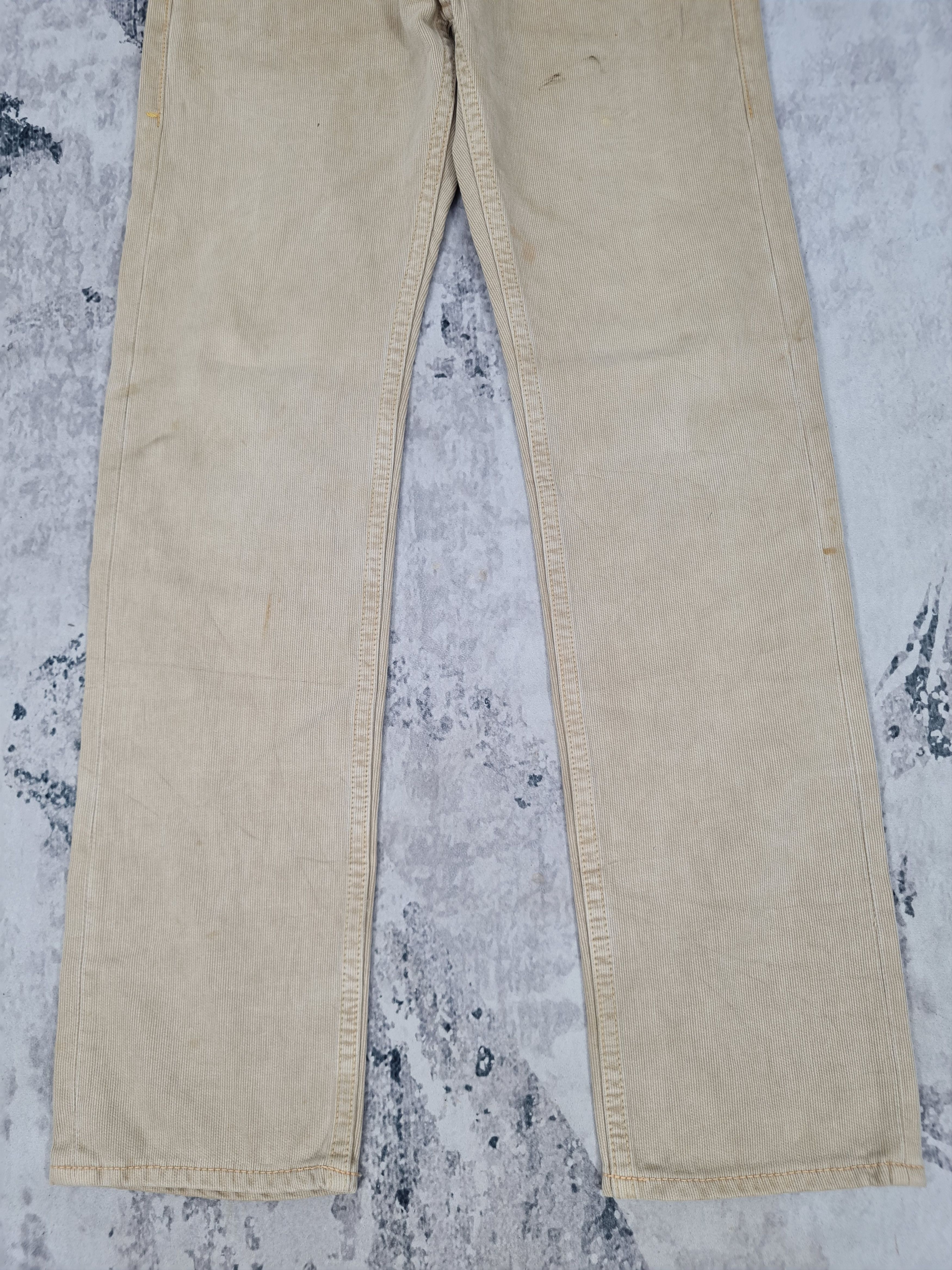 Levi's Vintage Clothing Vtg LEVIS 901 Qudroy Cream Straight Cut L0367 Size 32X33 Size US 32 / EU 48 - 3 Thumbnail