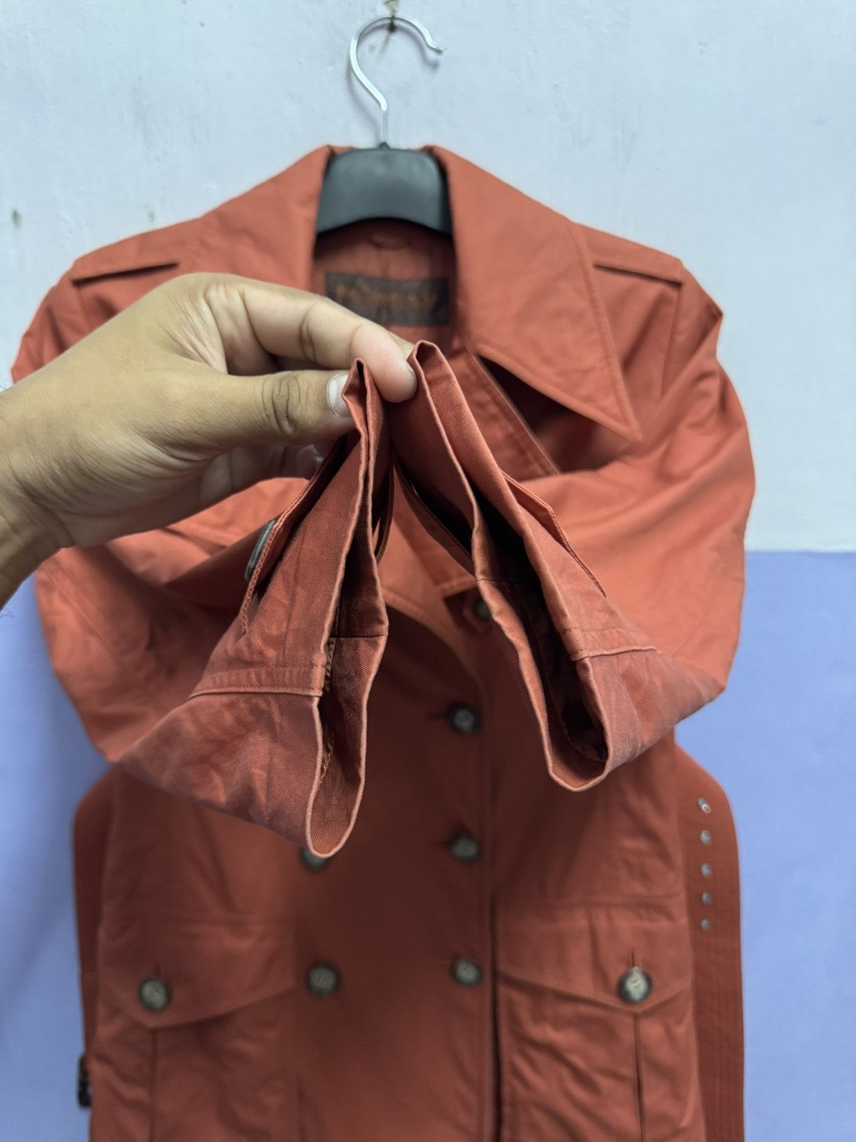 Yves Saint Laurent Yves Saint Laurent Double Breast Trench Coat Size S / US 4 / IT 40 - 11 Thumbnail