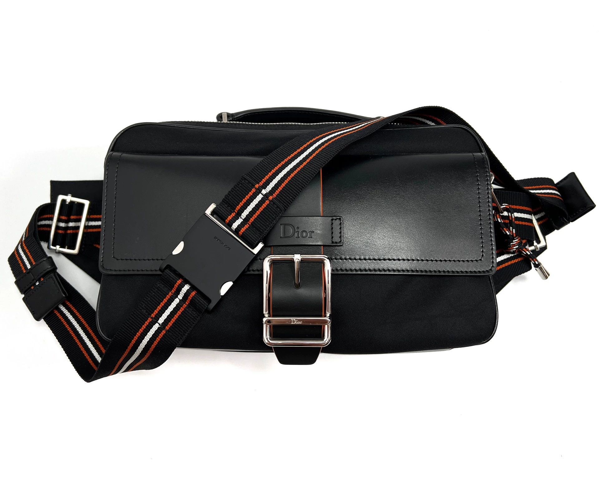 Dior Dior Homme 17AW Striped Calfskin Crossbody 29x18 Size ONE SIZE - 1 Thumbnail