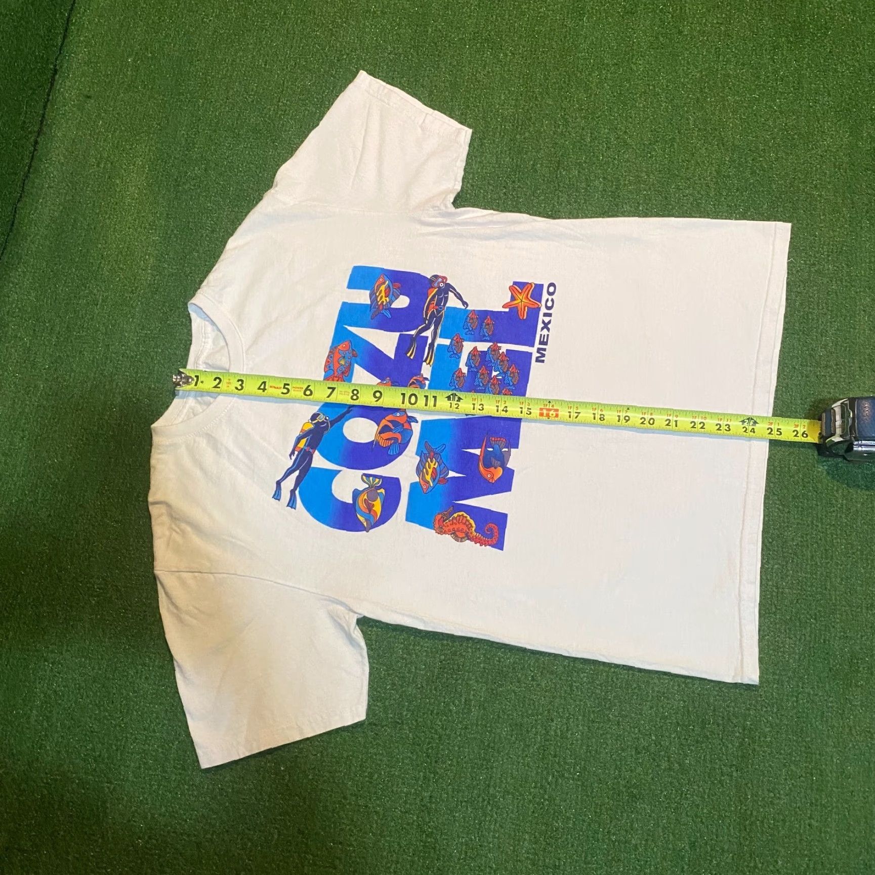 Vintage VINTAGE La iguana Cozumel Mexico Scuba Diving Fish Graphic Tshirt - S Size US S / EU 44-46 / 1 - 5 Thumbnail