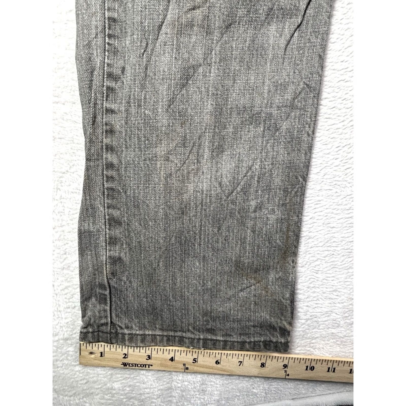 Levi's VINTAGE Levi's 514 Jeans Mens 34x32 Denim Straight Leg Jeans Gray 514 Straight Mens Regular Slim Stretch"} Size US 34 / EU 50 - 5 Thumbnail