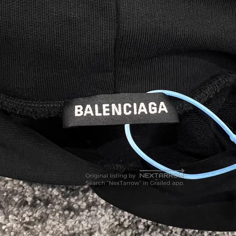 Balenciaga Balenciaga Black Silhouette Hoodie with Human Portrait Size US S / EU 44-46 / 1 - 3 Thumbnail