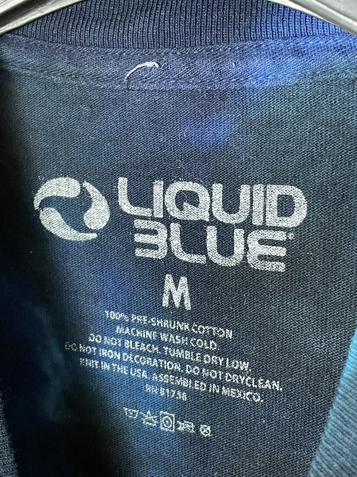 Band Tees × Liquid Blue × Vintage Jimmy Hendrix Liquid Blue Graphic T Shirt 2007 Psychedelic Size US M / EU 48-50 / 2 - 9 Thumbnail