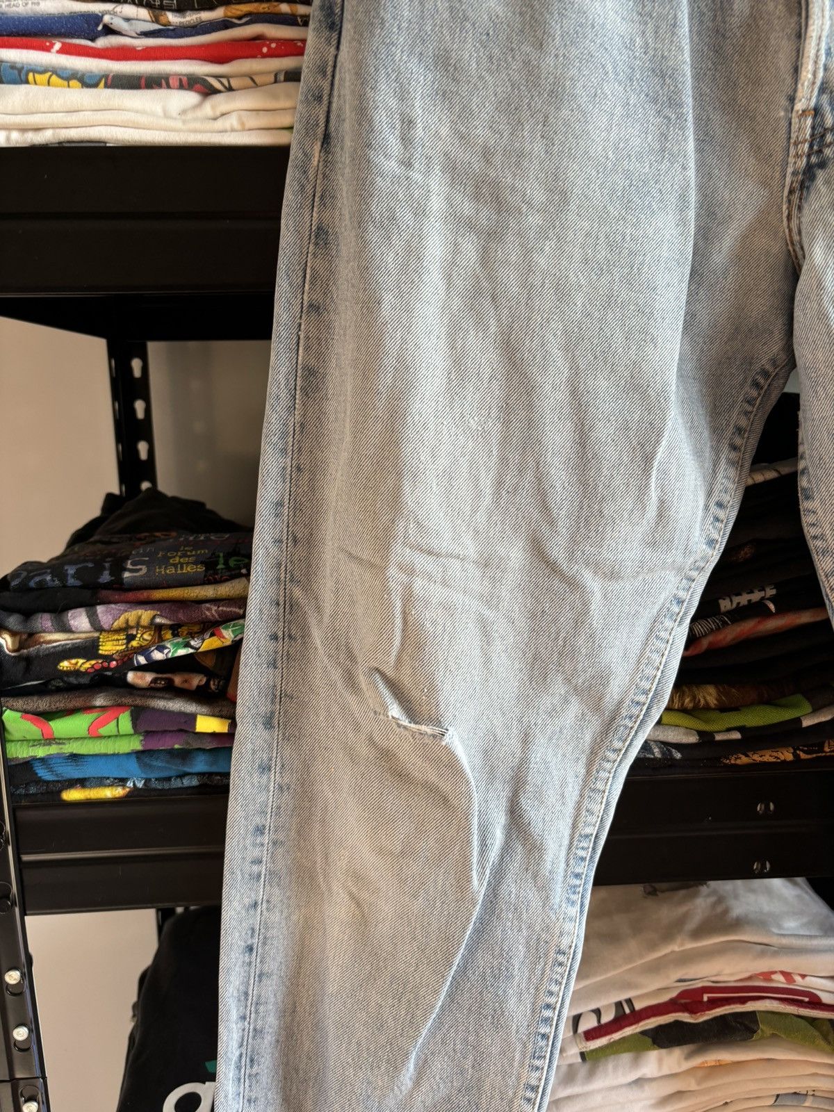 Levi's × Vintage Vintage Levis 517 Flare JEANS 90S MADE IN UK RARE DENIM Size US 33 - 7 Thumbnail