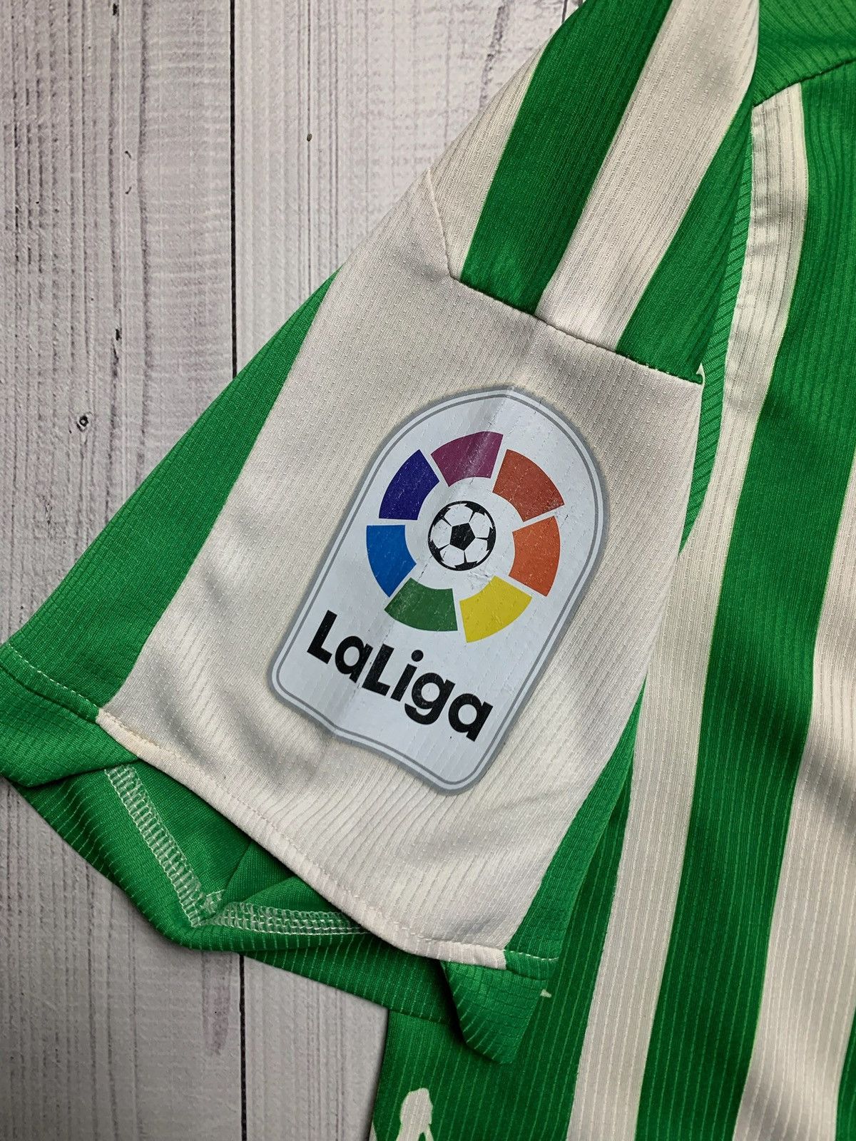 Kappa × Vintage Vintage Kappa Real Betis soccer jersey size M striped green Size US M / EU 48-50 / 2 - 4 Thumbnail