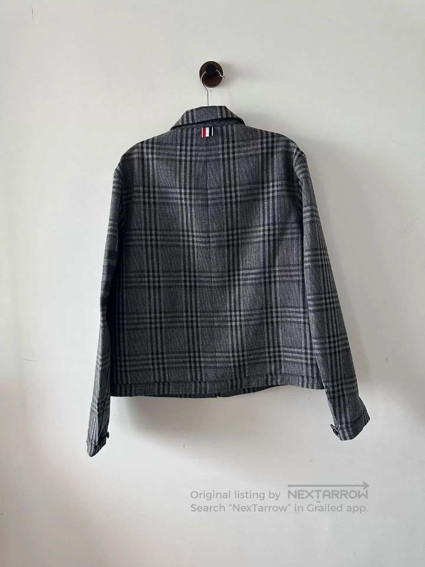 Thom Browne Multi Plaid Collared Zip-Up Jacket - Size M. Size US M / EU 48-50 / 2 - 2 Thumbnail