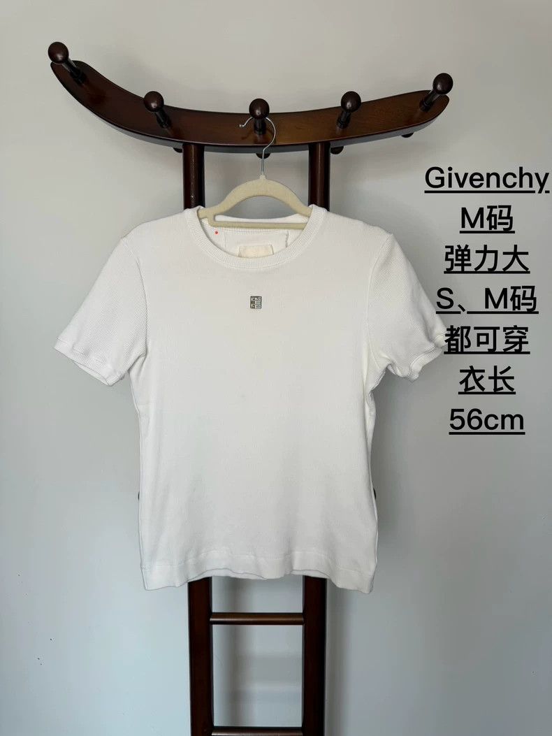Givenchy Givenchy White short-sleeved shirt, size M Size US M / EU 48-50 / 2 - 1 Thumbnail