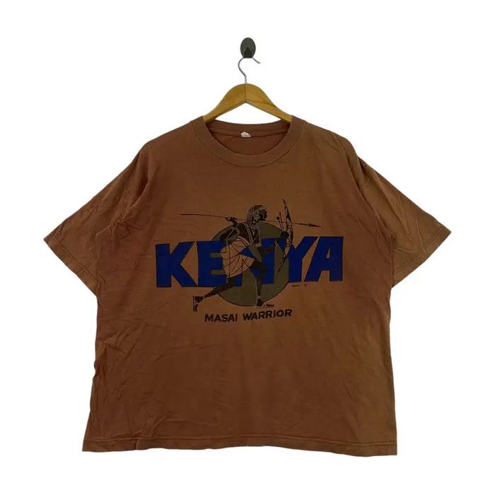 Vintage 90’ KENYA MAASAI WARRIOR Jamboree Tee Shirt