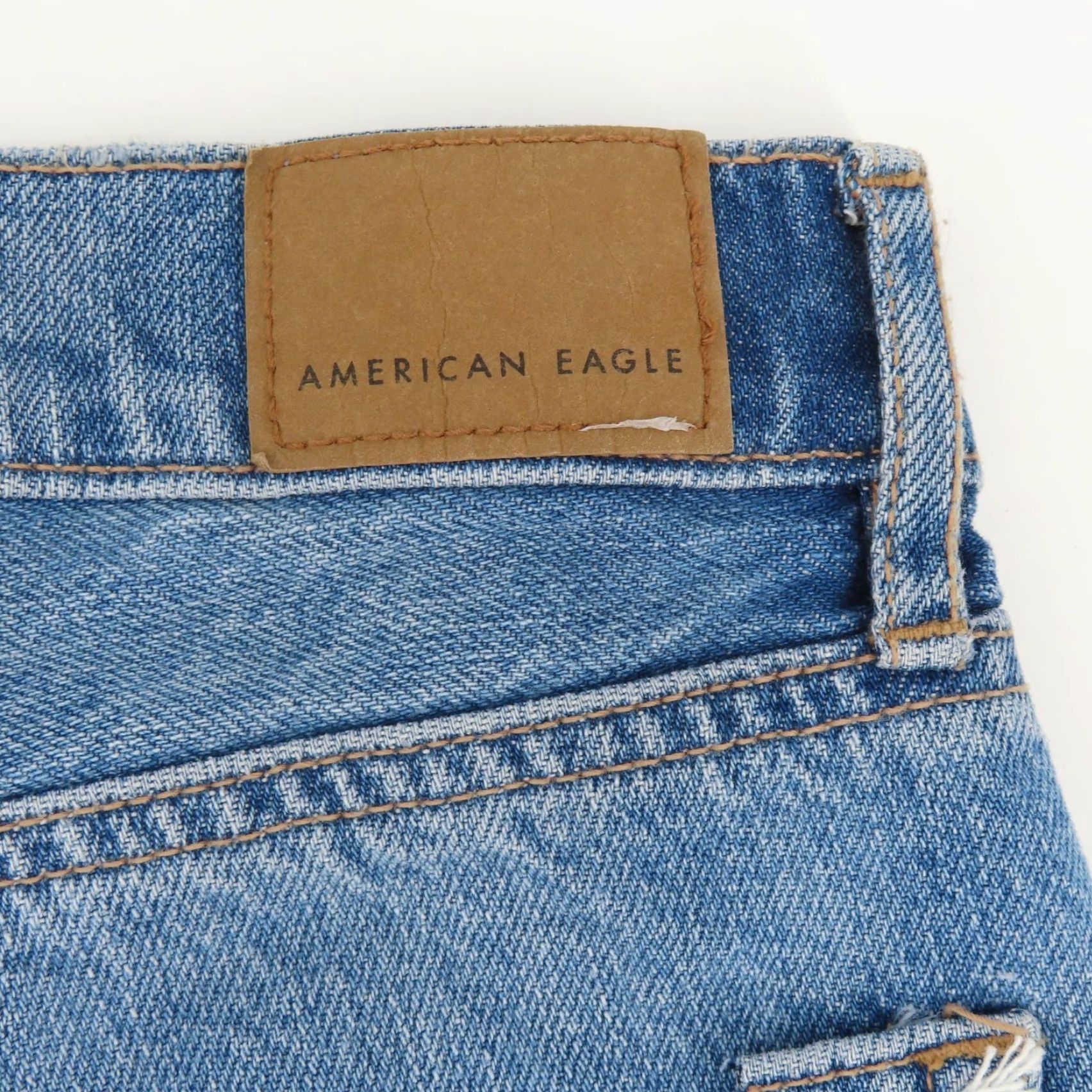 American Eagle Outfitters VINTAGE American Eagle Outfitters Women 2 26W 90s Boyfriend Long Length Distressed Denim Shorts NEW Size 26" / US 2 / IT 38 - 5 Thumbnail