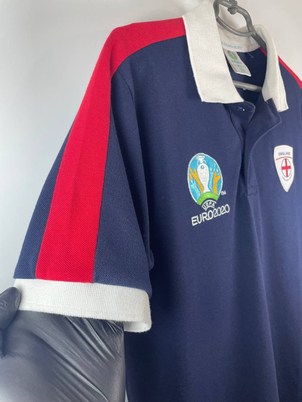 UEFA EURO 2020 Football Championship Polo - England - Collectible Size US S / EU 44-46 / 1 - 6 Thumbnail