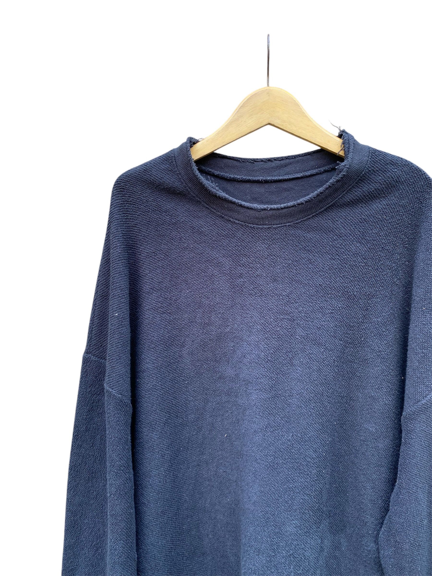 Hysteric Glamour × Japanese Brand × Le Grande Bleu (L.G.B.) Vintage Glamour distressed blank sweatshirts Size US XL / EU 56 / 4 - 2 Thumbnail