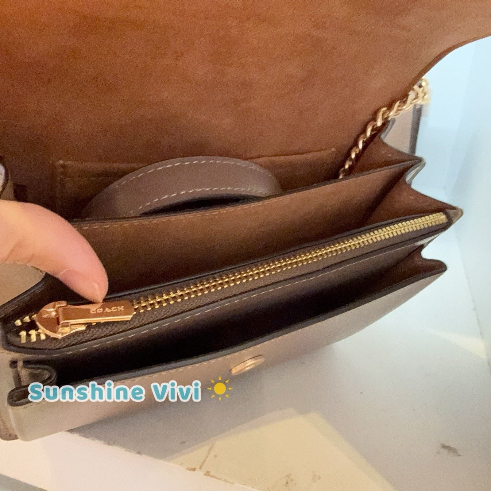 Coach NWT Coach Mini Klare Crossbody Bag CBI23 Dark Stone Leather Size ONE SIZE - 5 Thumbnail