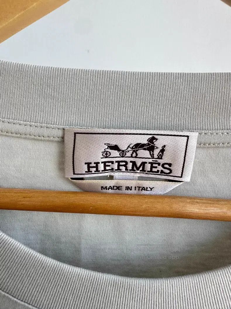 Hermes Hermes size 3XL Foggy Color Letter Graffiti Short Sleeve T- Size XS / US 0-2 / IT 36-38 - 6 Thumbnail