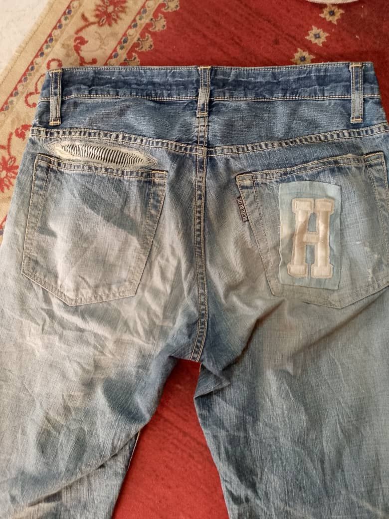 Kapital Blue Blue Japan Distressed Patchwork Indigo Boro Denim Size US 30 / EU 46 - 3 Thumbnail