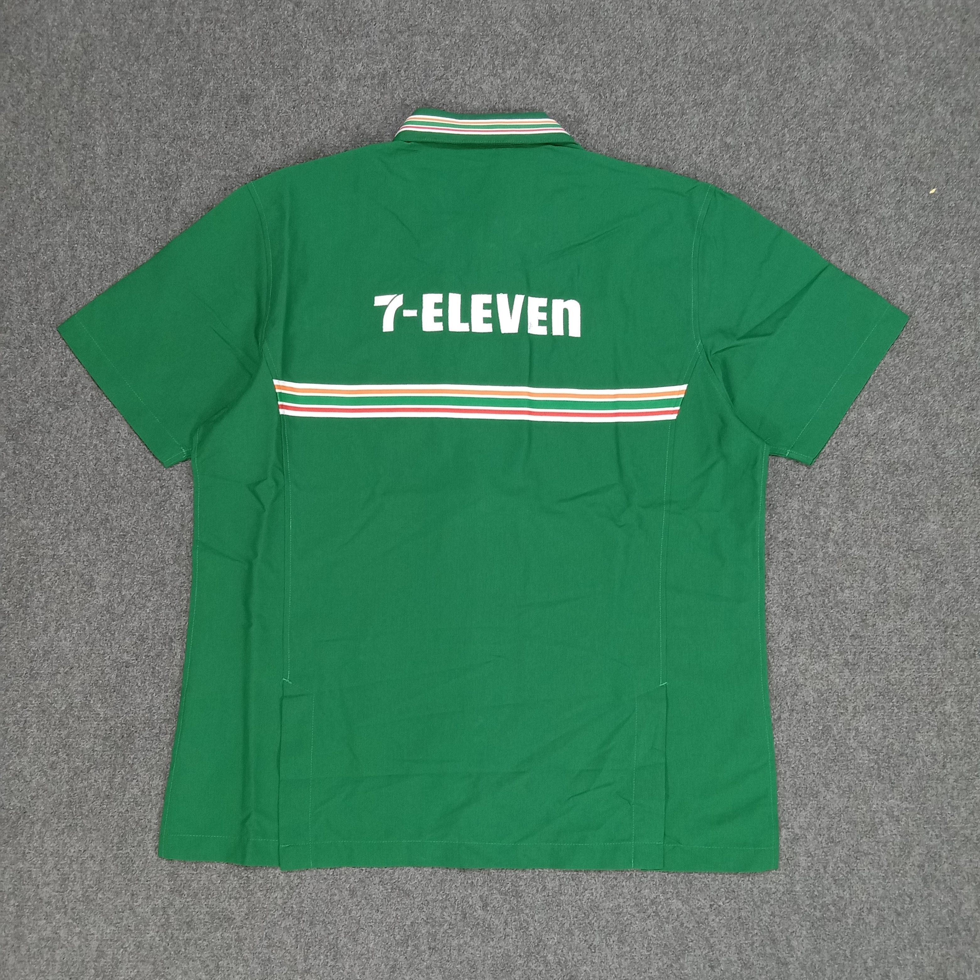 Japanese Brand × Vintage 7-ELEVEn Japanese Workers Uniform Shirt Jacket Size US M / EU 48-50 / 2 - 5 Thumbnail