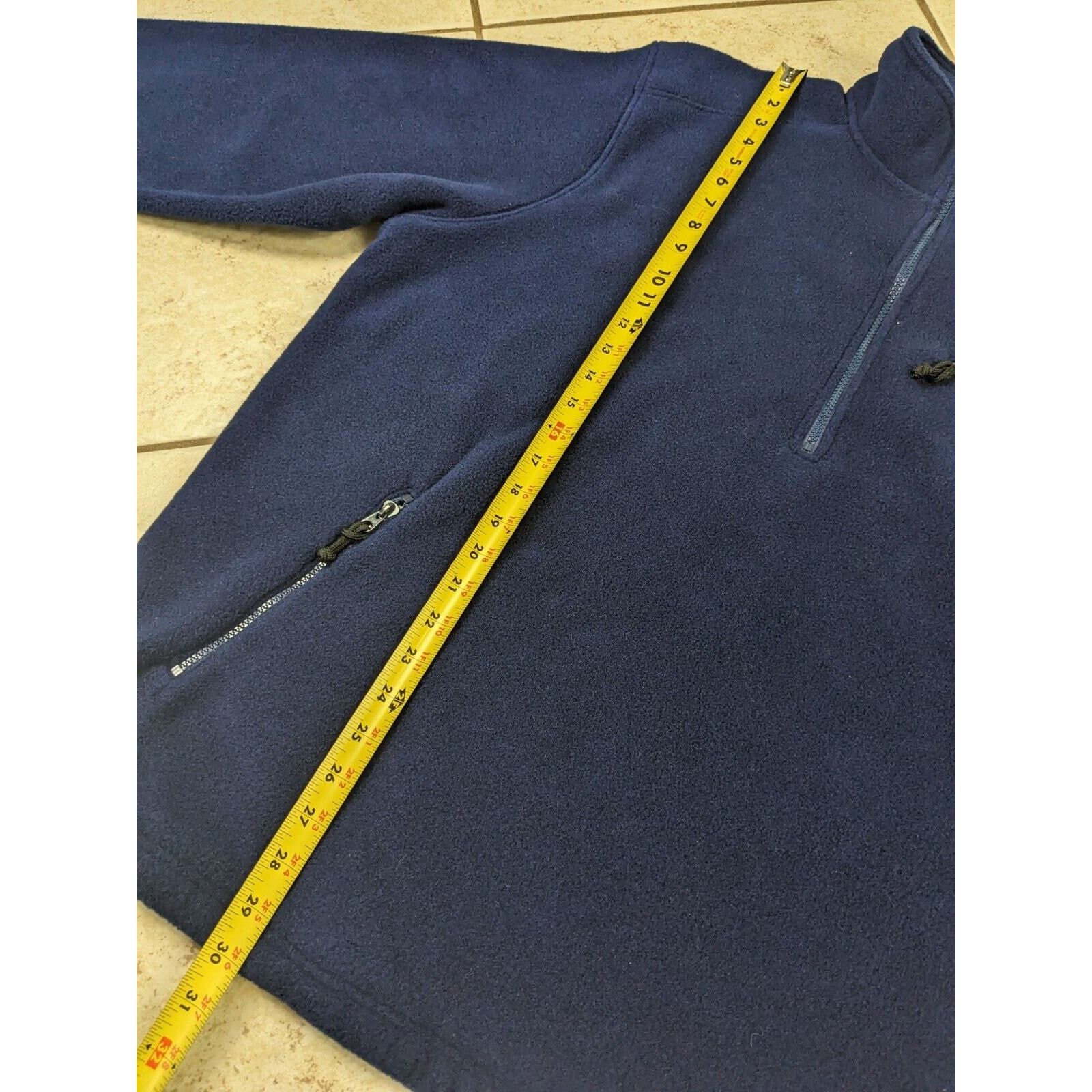 L.L. Bean Vtg LL Bean 1/4 Zip Fleece Jacket Sweater Pullover XL Blue Size US XL / EU 56 / 4 - 10 Thumbnail