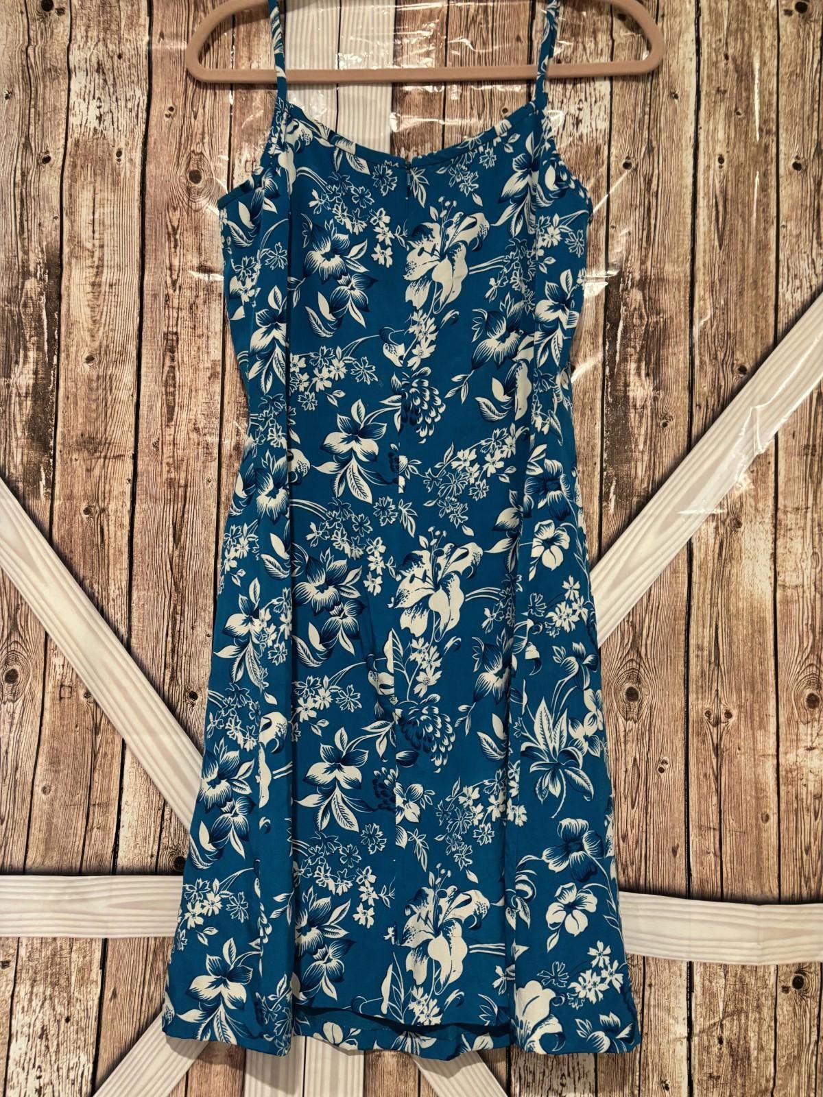 Lauren Ralph Lauren Womens blue and white sz 6 Ralph Lauren sundress #258 Size M / US 6-8 / IT 42-44 - 2 Thumbnail