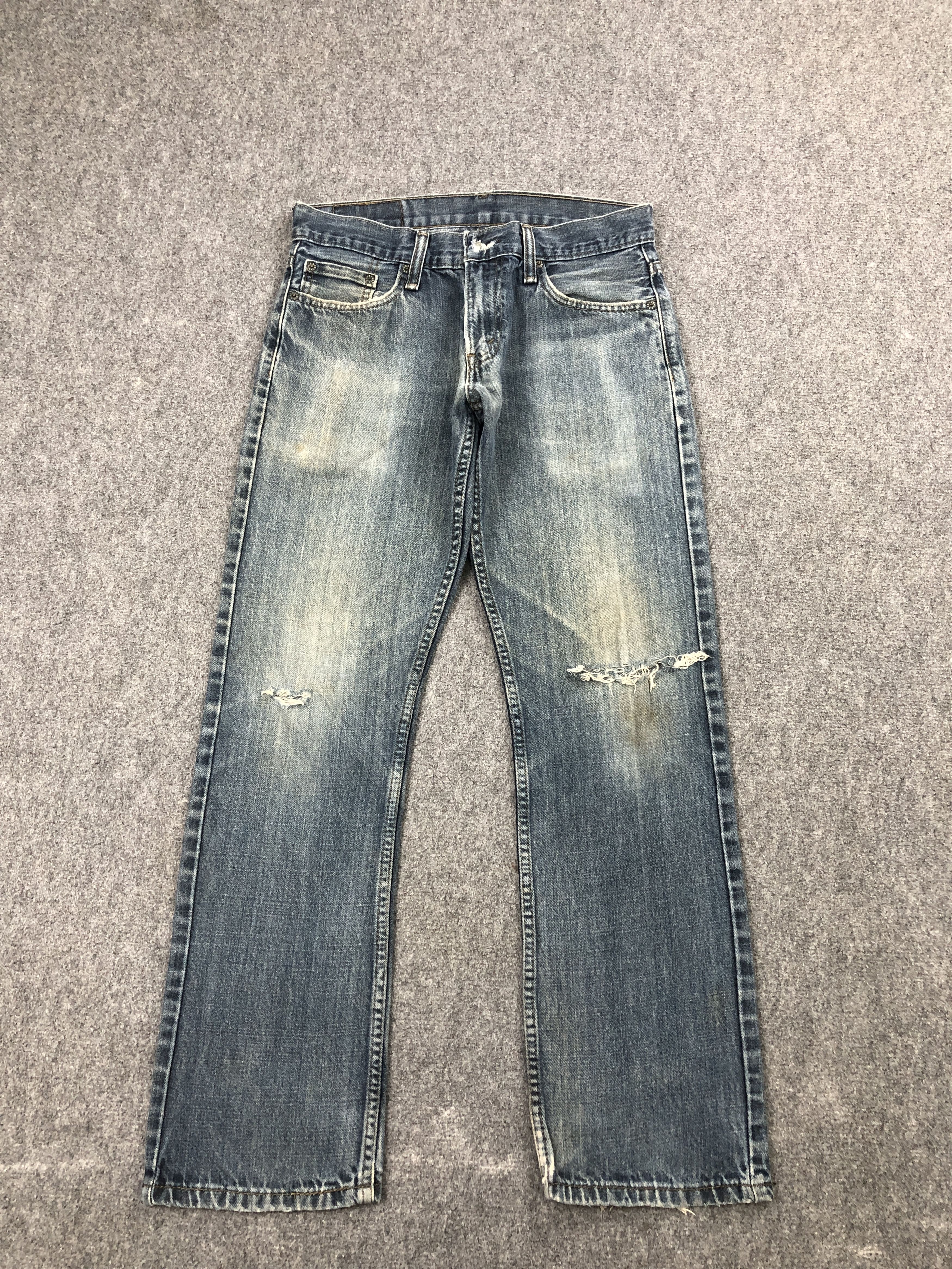Levi's Vintage Levis 514 Faded Distressed Jeans DP2441 Size US 29 - 1 Thumbnail
