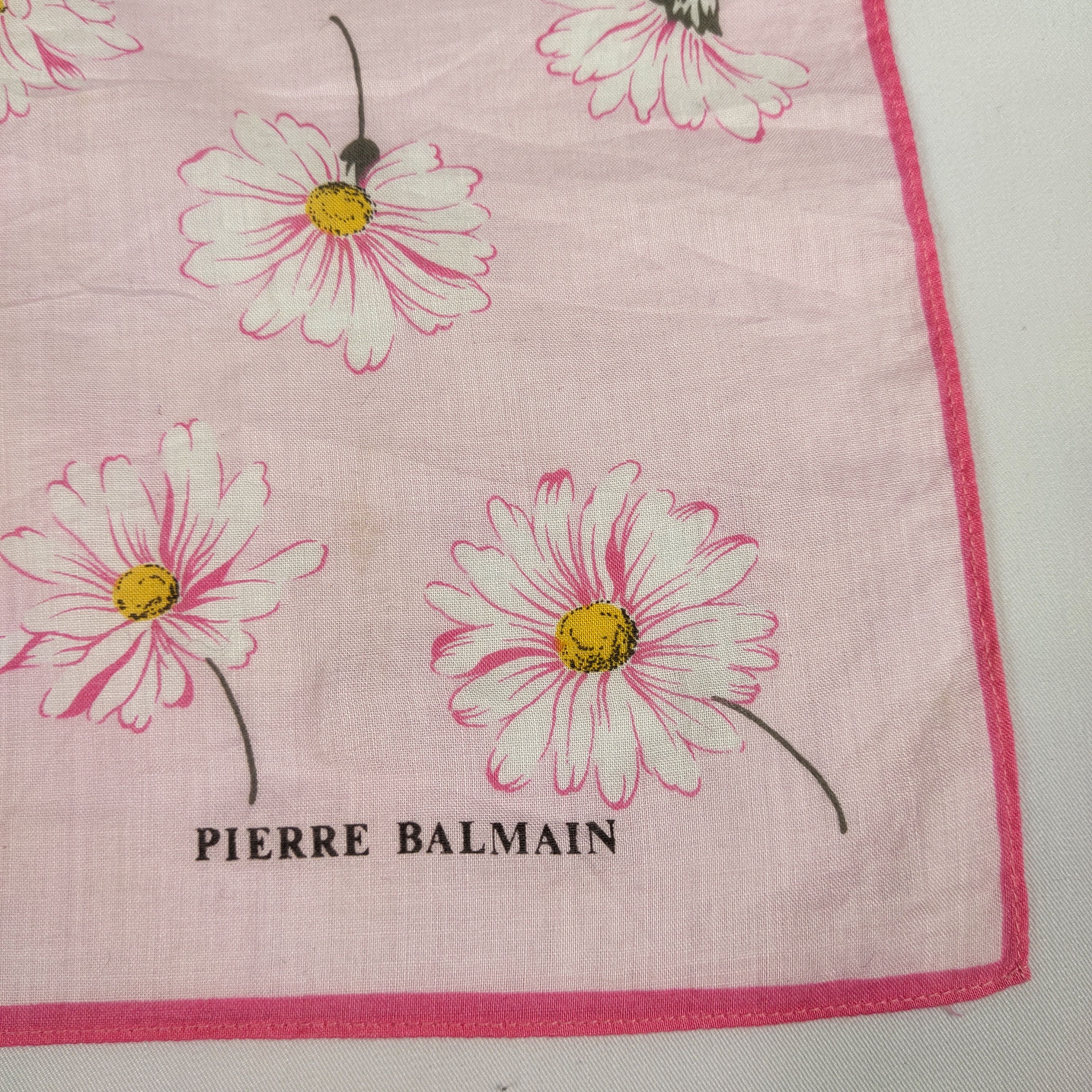 Pierre Balmain × Vintage Pierre Balmain Handkerchief / Neckerchief / Bandana FZ247 Size ONE SIZE - 5 Thumbnail