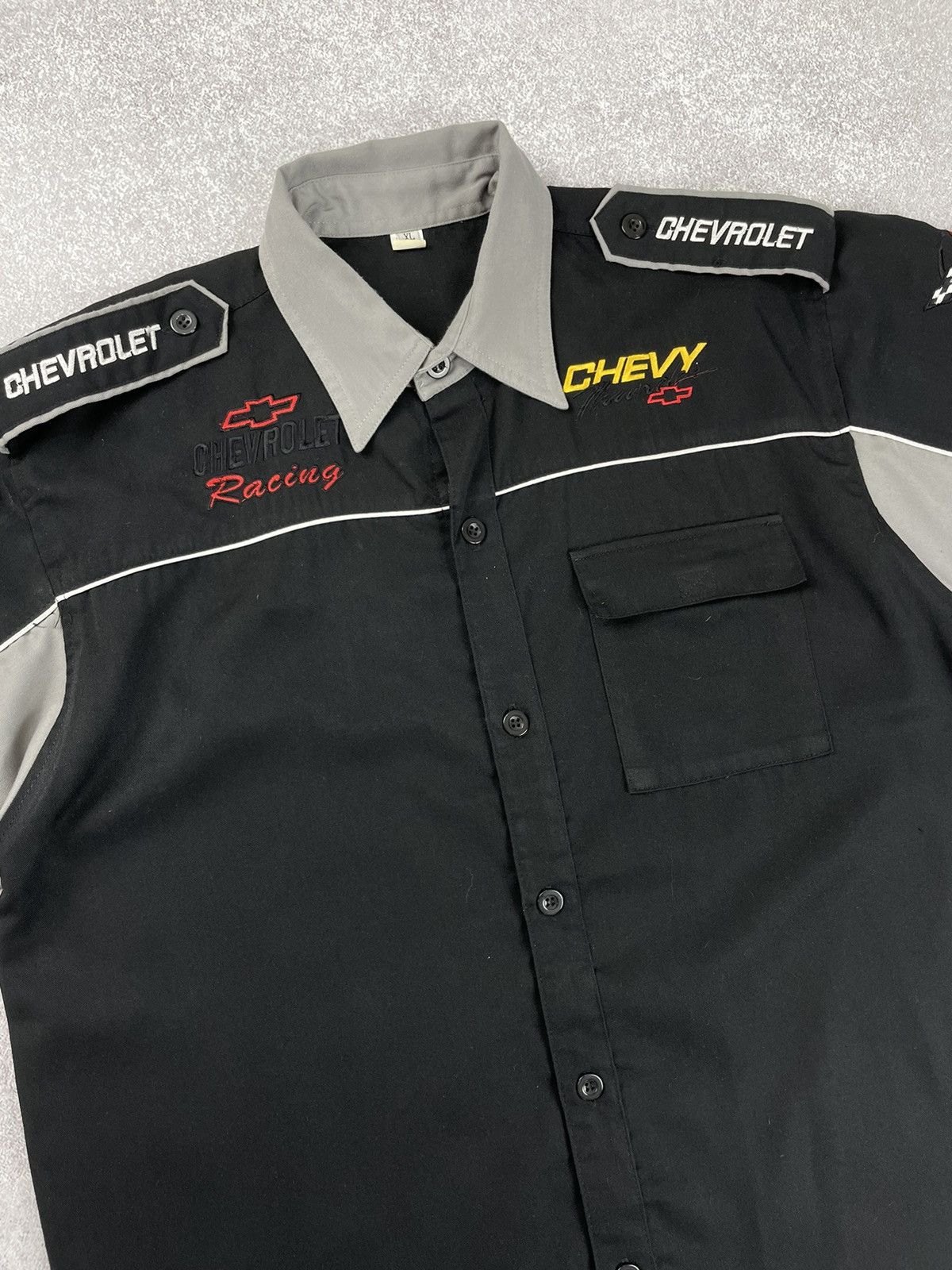 Vintage Chevrolet Vintage Racing Nascar Shirt Size US XL / EU 56 / 4 - 2 Thumbnail