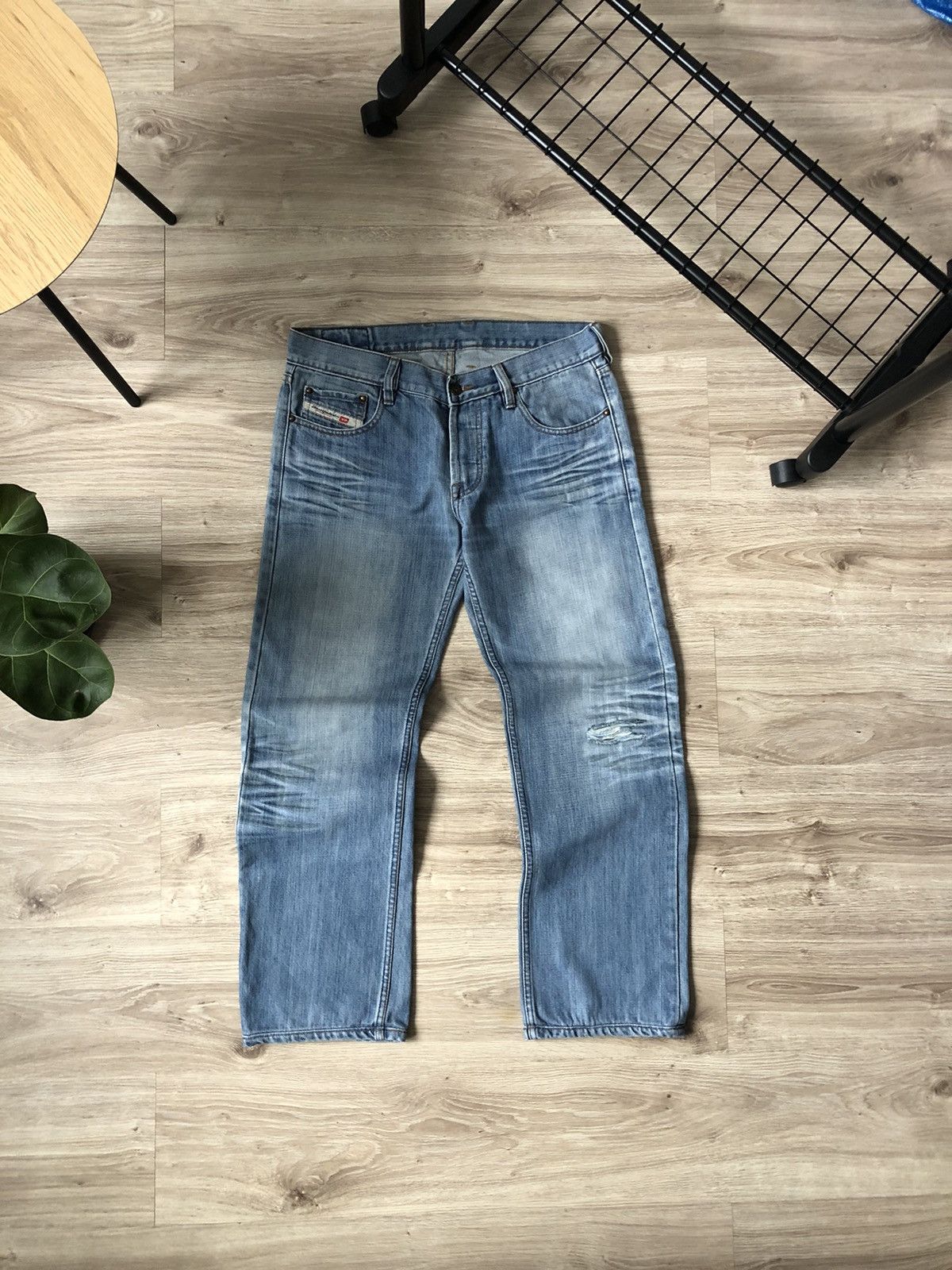 Diesel Vintage Diesel Y2K Japanese Style Distressed Denim Jeans Size US 34 / EU 50 - 2 Thumbnail