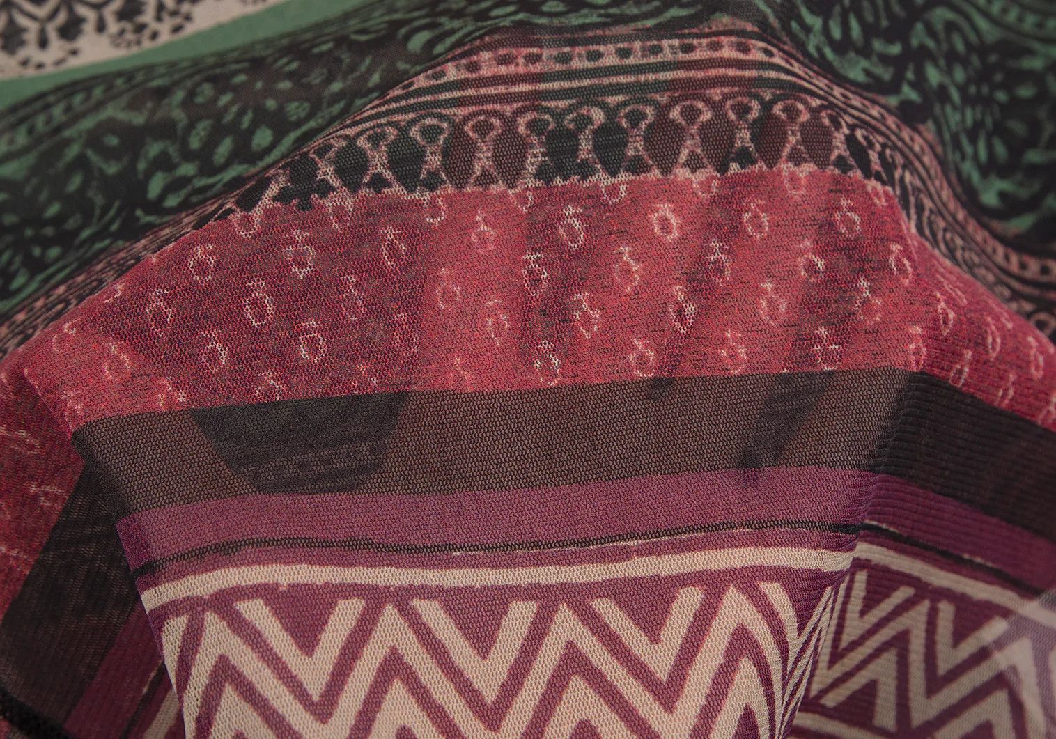 Jean Paul Gaultier Pattern Print Power Net T-Shirt, Multi Color, Size 48 Size US M / EU 48-50 / 2 - 11 Thumbnail
