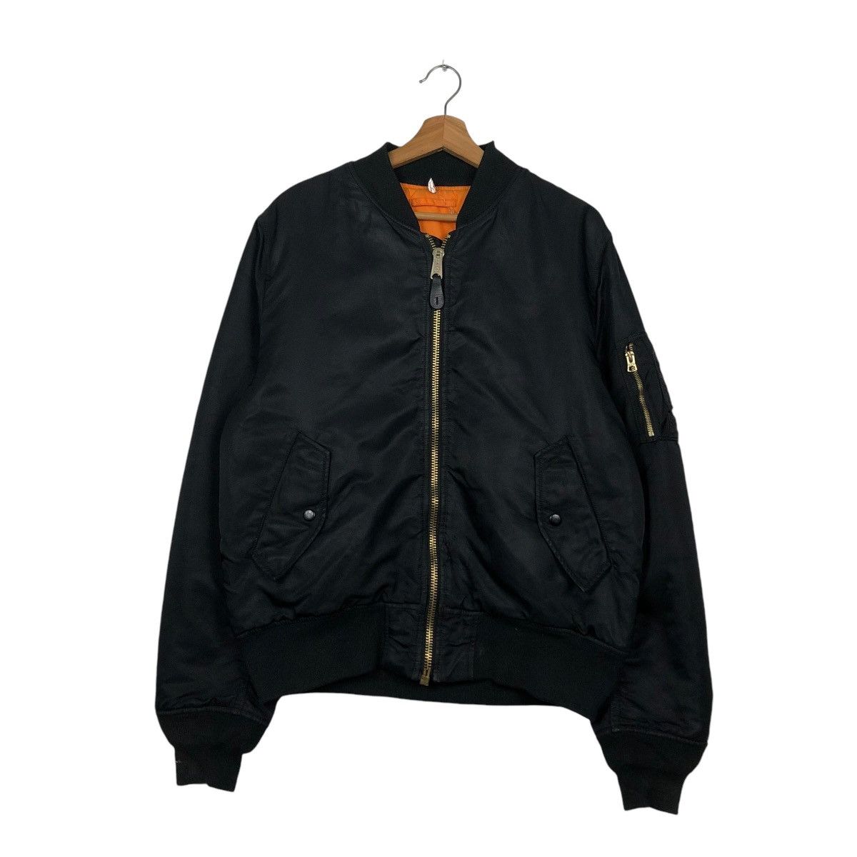 Alpha Industries 🔥VINTAGE BOMBER JACKET REVERSIBLE ALPHA INDUSTRIES USA Size US XL / EU 56 / 4 - 3 Thumbnail