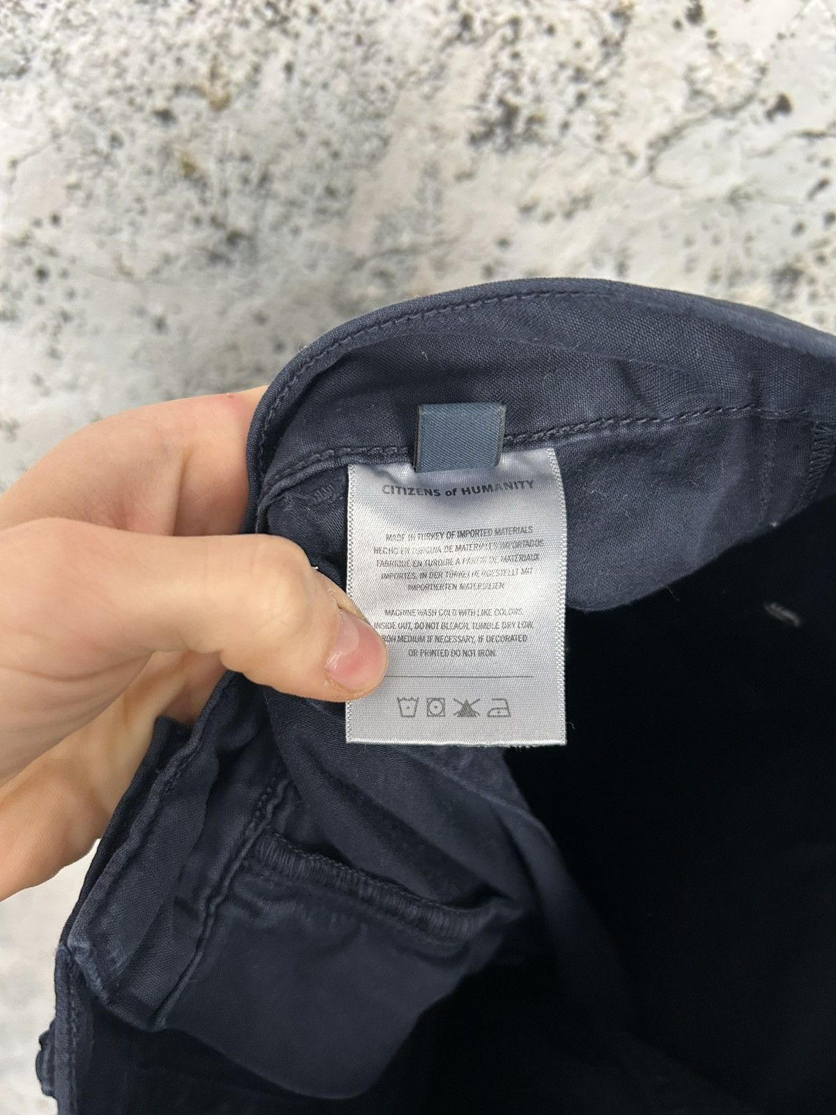 Citizens Of Humanity Citizen of Humanity Navy Cargo Pants Designer Avant Garde Size US 26 / EU 42 - 7 Thumbnail