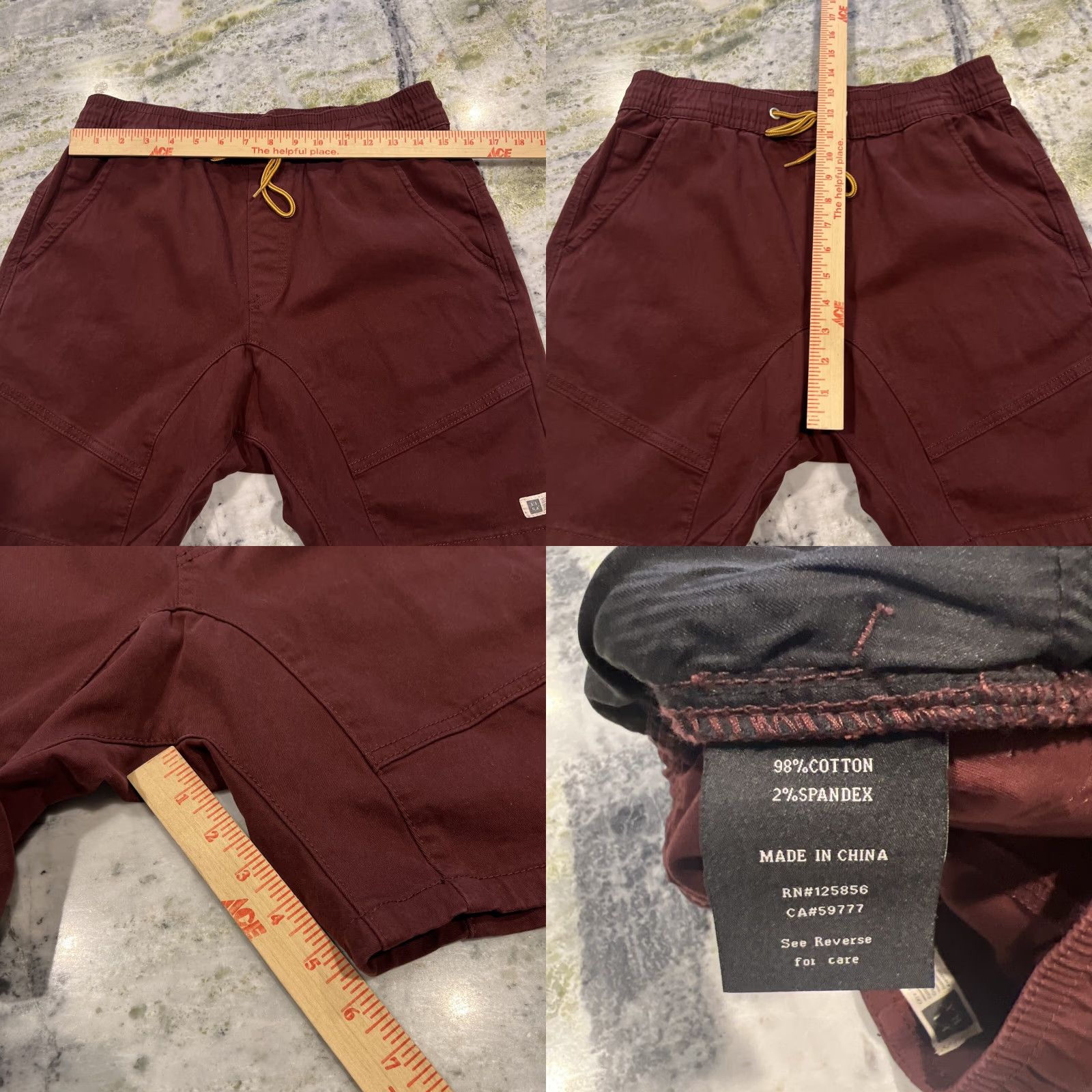 Vintage LIRA CRIX Athletic Shorts Mens 30" Red Drawstring Elastic Waist Pockets 6" Inseam Size US 30 / EU 46 - 8 Thumbnail