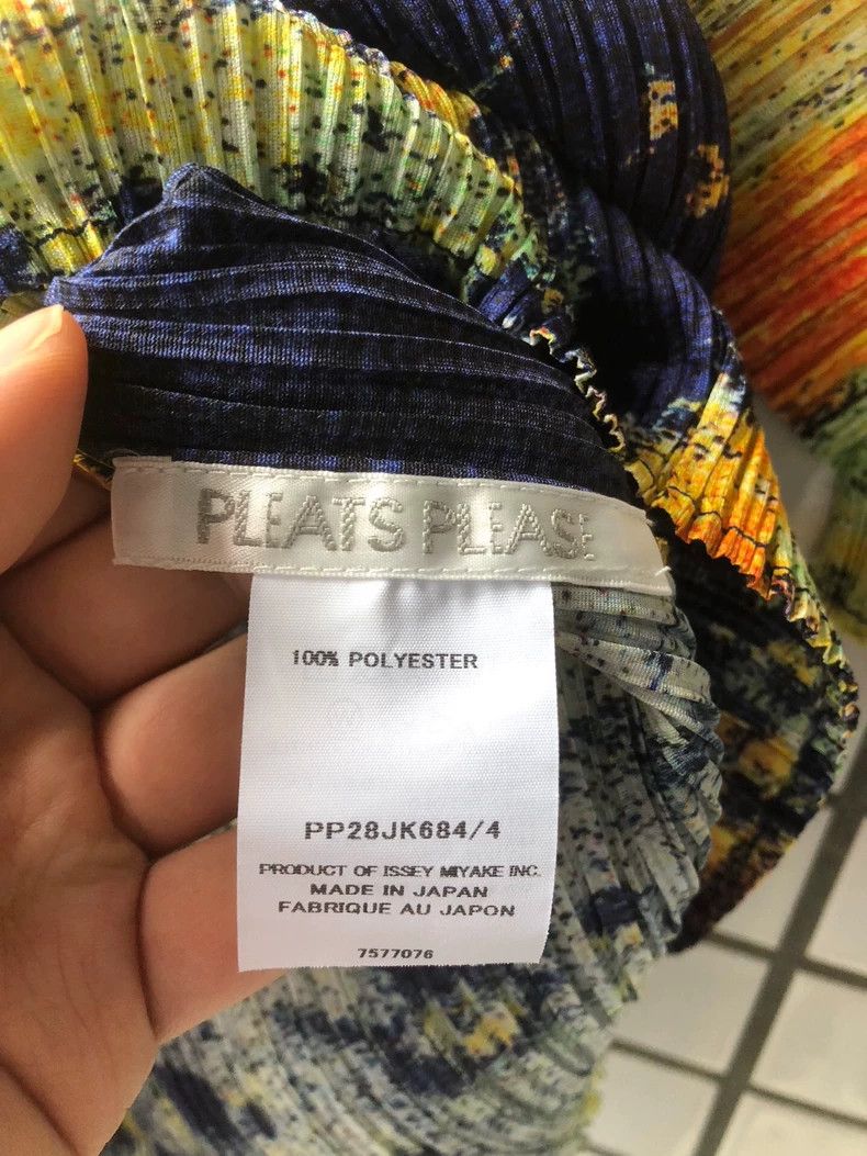 Issey Miyake issey miyake size:4 Blue short-sleeved shirt Size XXS / US 00 / IT 34 - 2 Thumbnail