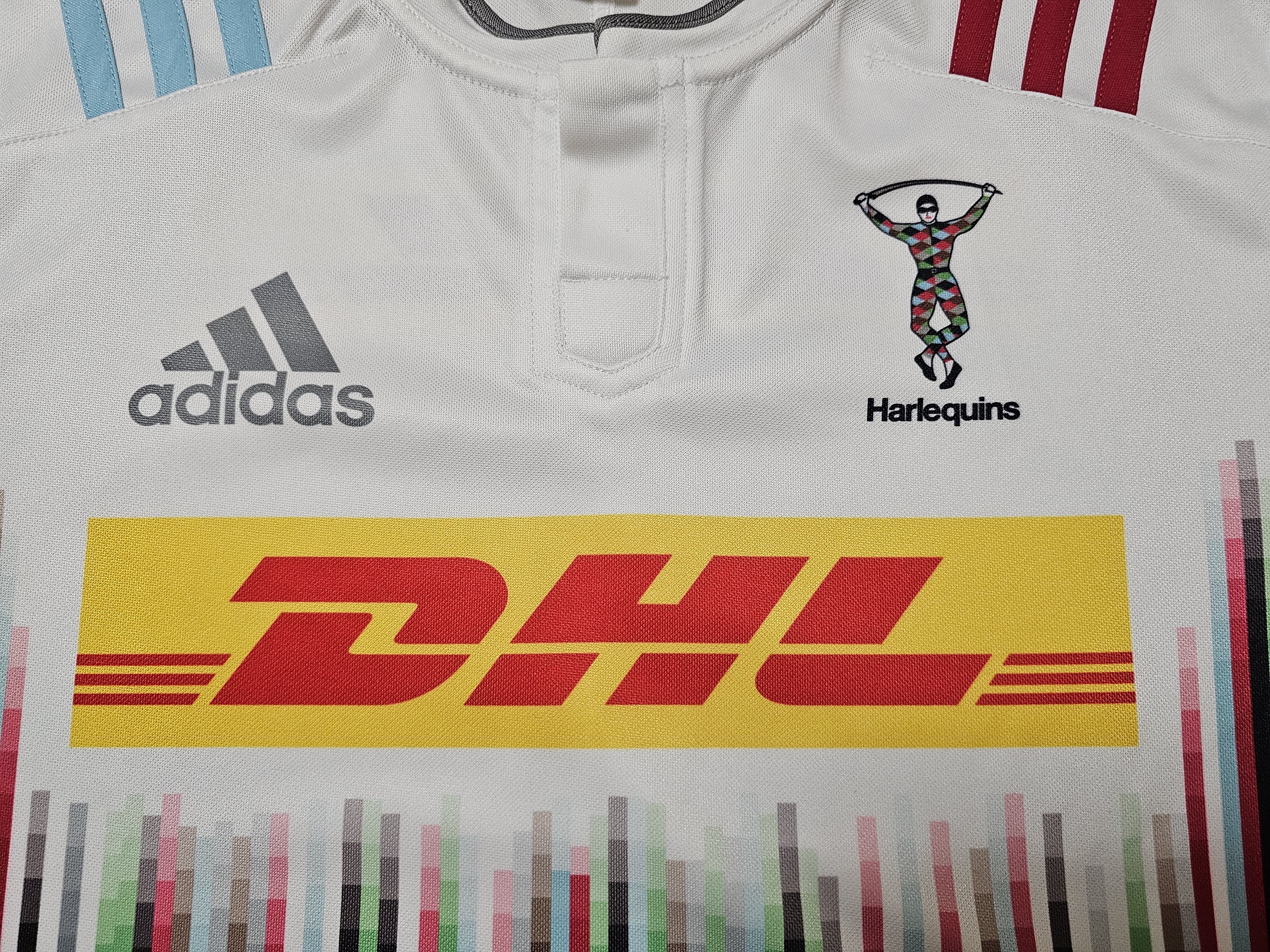 Adidas HARLEQUINS RUGBY JERSEY 2015 AWAY ENGLAND SHIRT RUGBY JERSEY Size US M / EU 48-50 / 2 - 3 Thumbnail