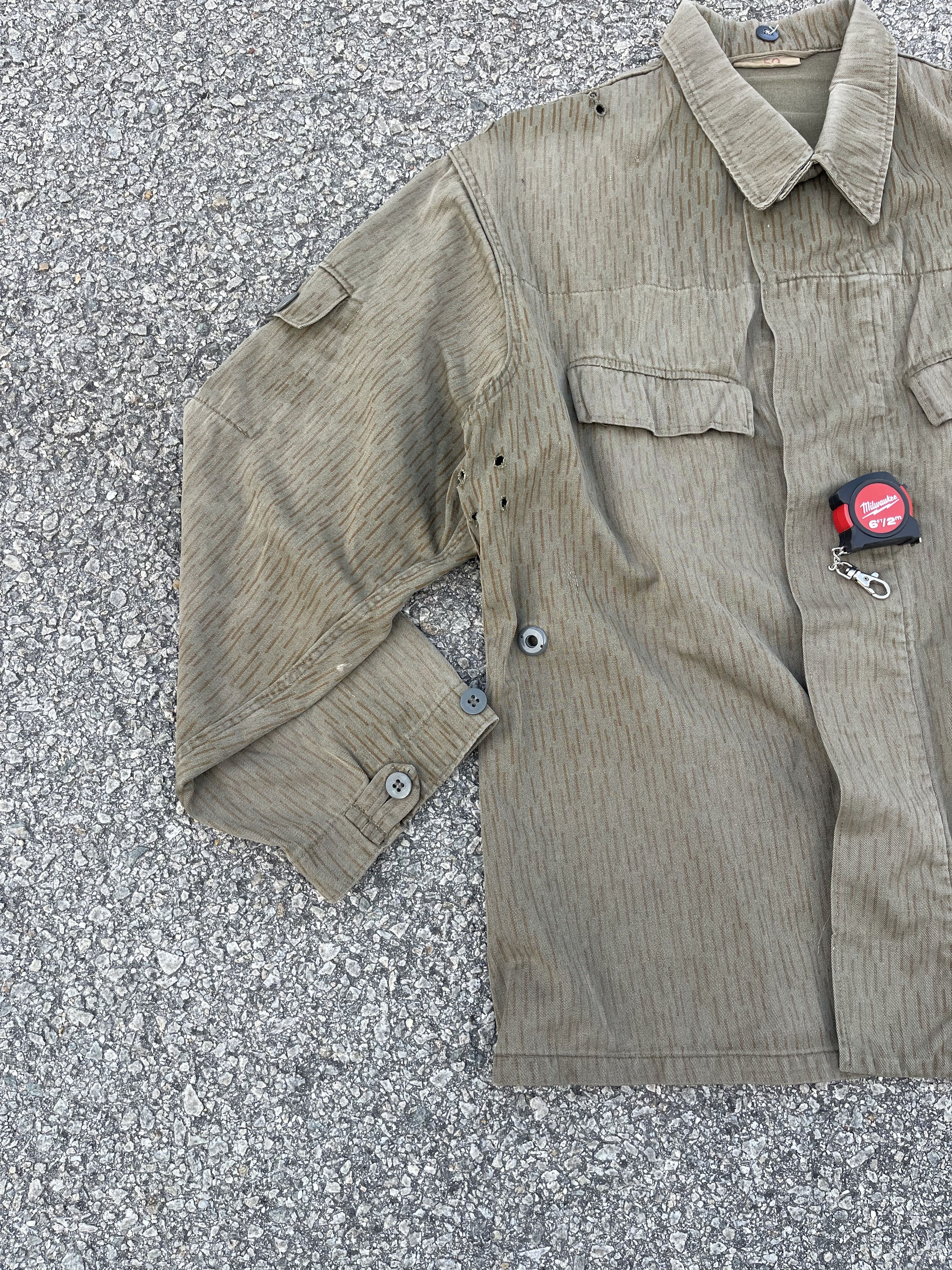 Vintage Vintage 60s East Germany Camouflage Rain Drop Jacket Size US L / EU 52-54 / 3 - 8 Thumbnail