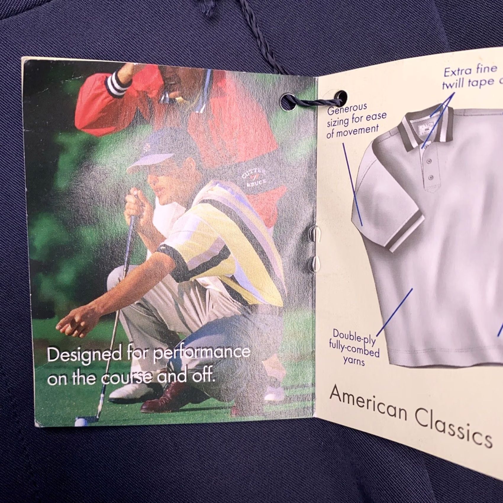 Vintage VINTAGE NAVY Cutter & Buck Pants 38 Mens Blue Pleated Dress Pants Classic Straight Inseam 35 Unhemmed New Size US 38 / EU 54 - 5 Thumbnail