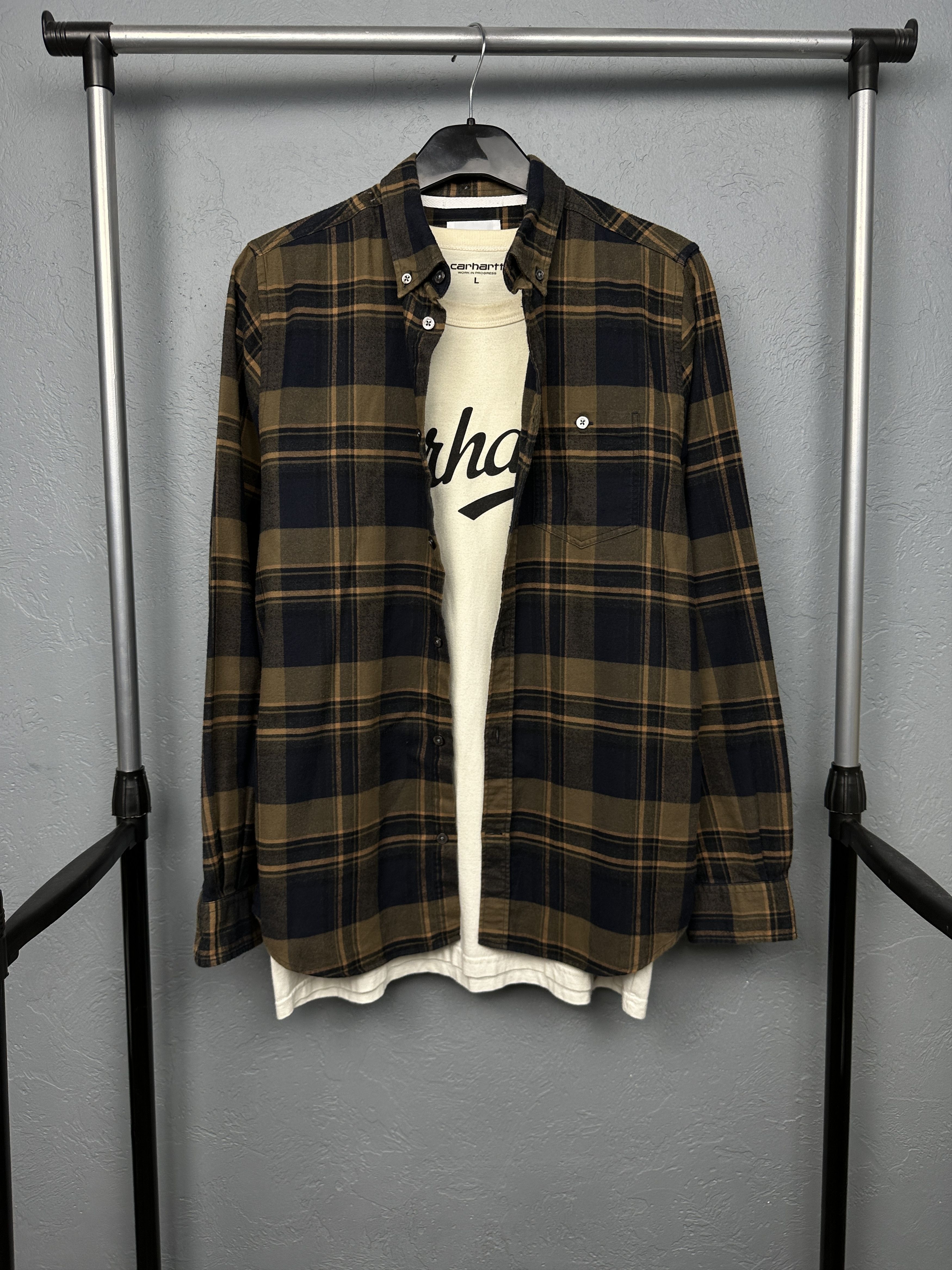 Norse Projects Norse Projects Mens Flannel Plaid Shirt Size US S / EU 44-46 / 1 - 1 Thumbnail