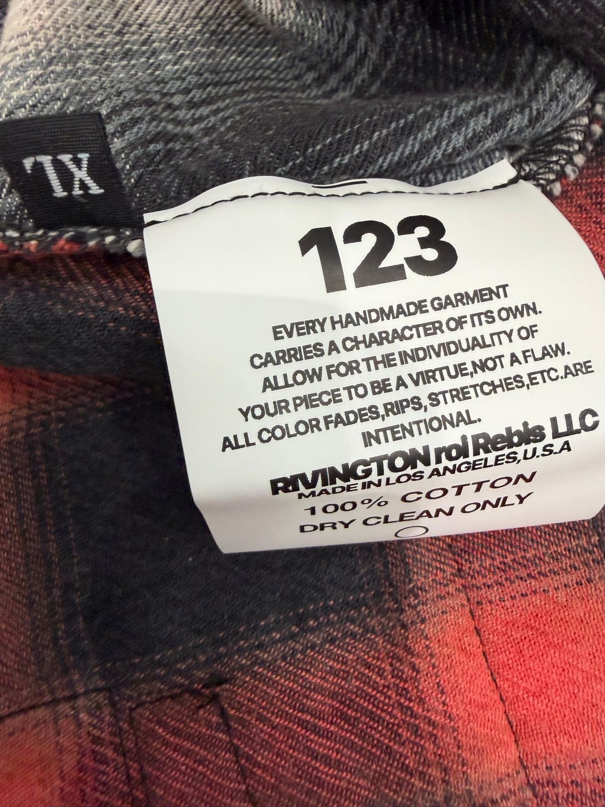 RRR-123 RIVINGTON ROI REBIS - Nazarene Shirt Red White Size US XL / EU 56 / 4 - 5 Thumbnail