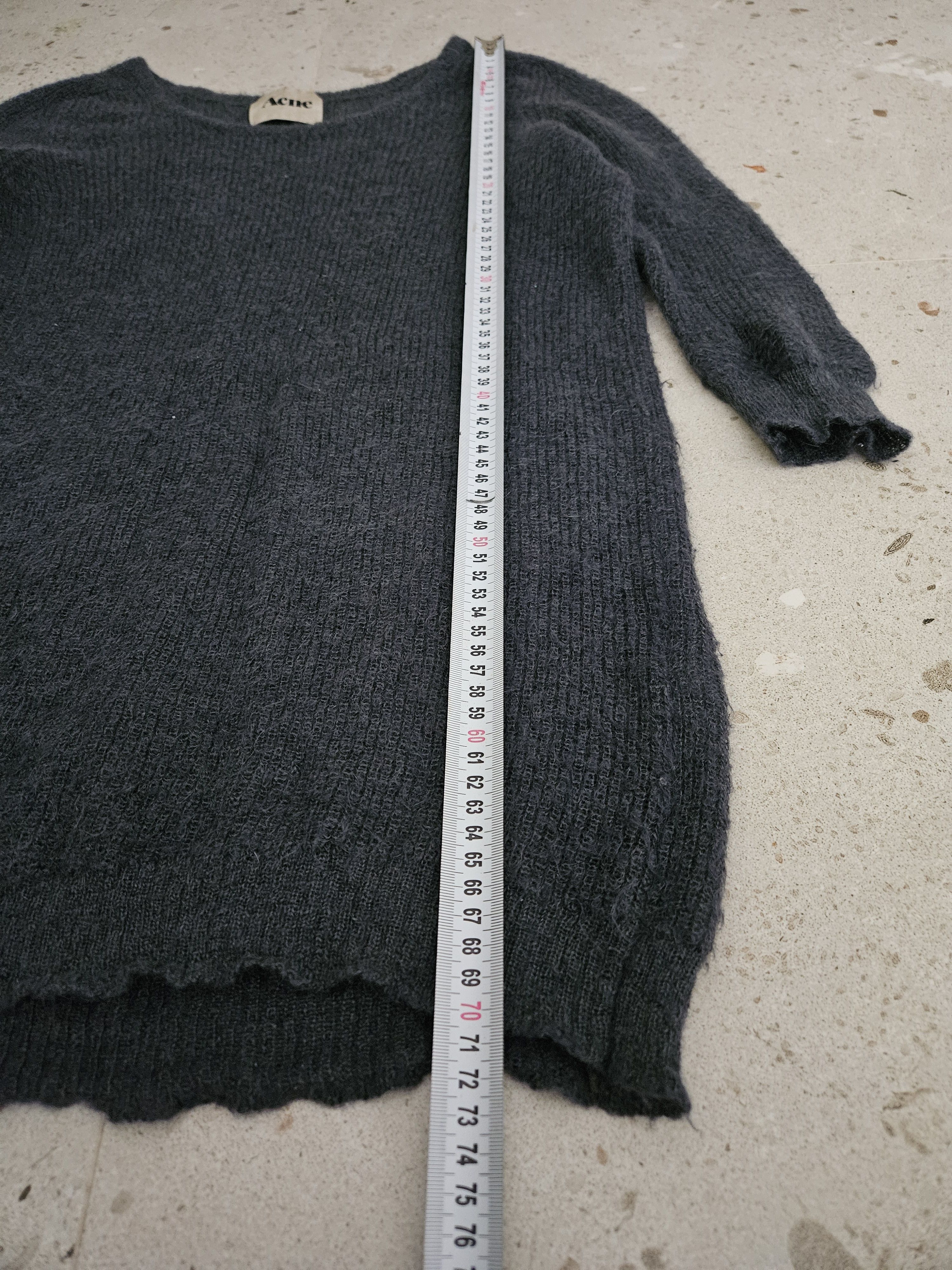 Acne Studios grey antracite Acne Studios mohair knitwear Size XS / US 0-2 / IT 36-38 - 6 Thumbnail