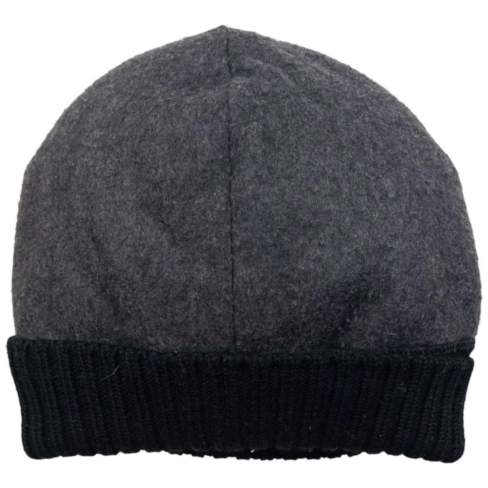 Moncler Vintage Moncler Wool Beanie Hat Size ONE SIZE - 2 Thumbnail