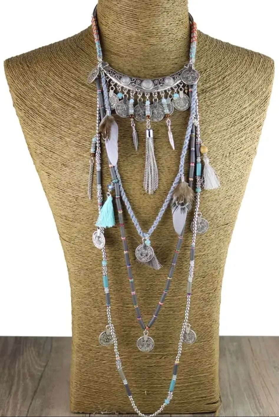 Jewelry Gypsy Vintage Long Necklace Size ONE SIZE - 3 Thumbnail