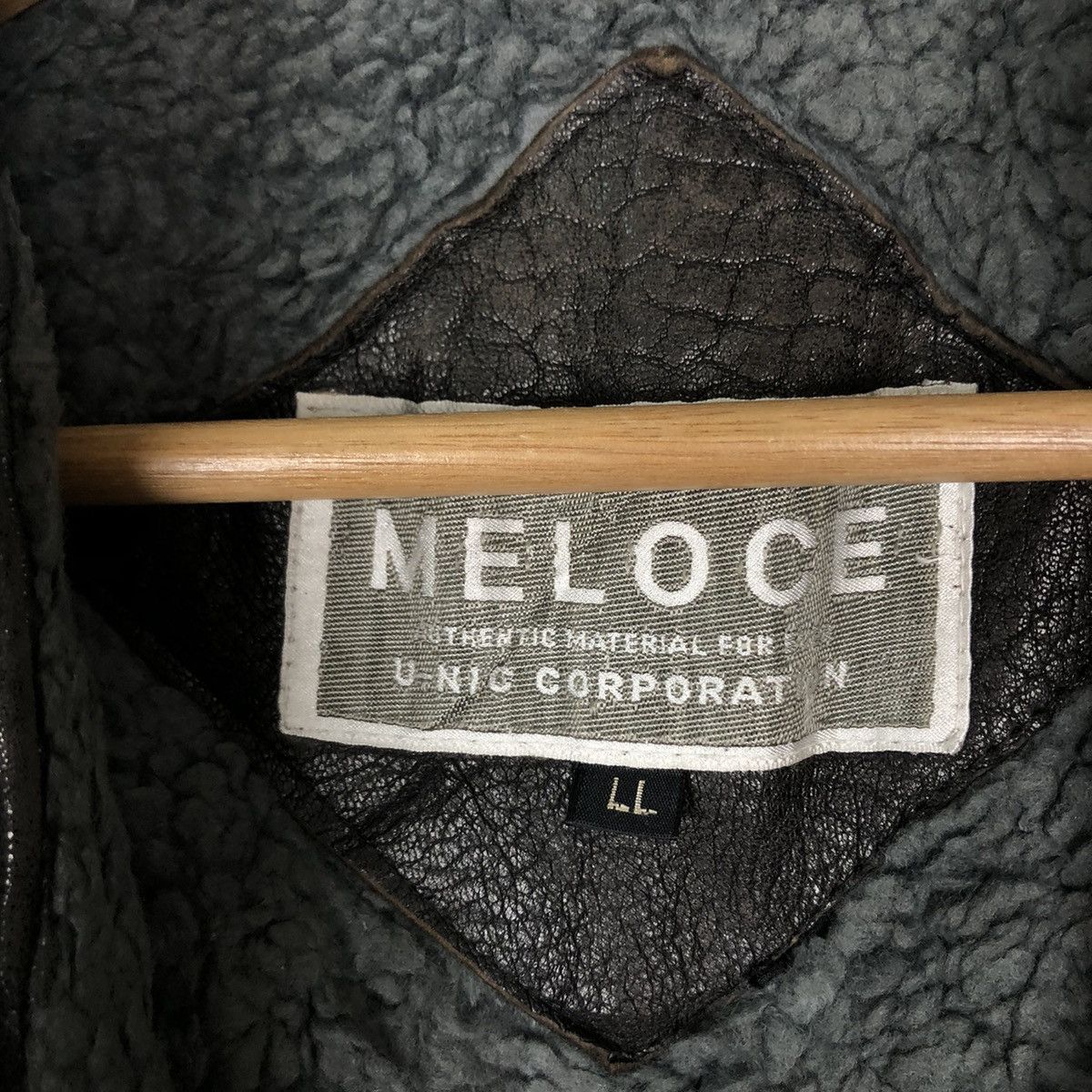 Genuine Leather VINTAGE BOMBER GENUINE LEATHER JACKET MELOCE ISSEY MIYAKE Size US L / EU 52-54 / 3 - 12 Thumbnail