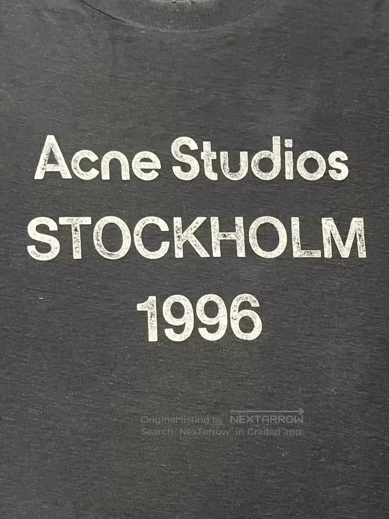 Acne Studios Acne Studios 1996 Series Letter Printed Crewneck Short Sle Size US S / EU 44-46 / 1 - 3 Thumbnail