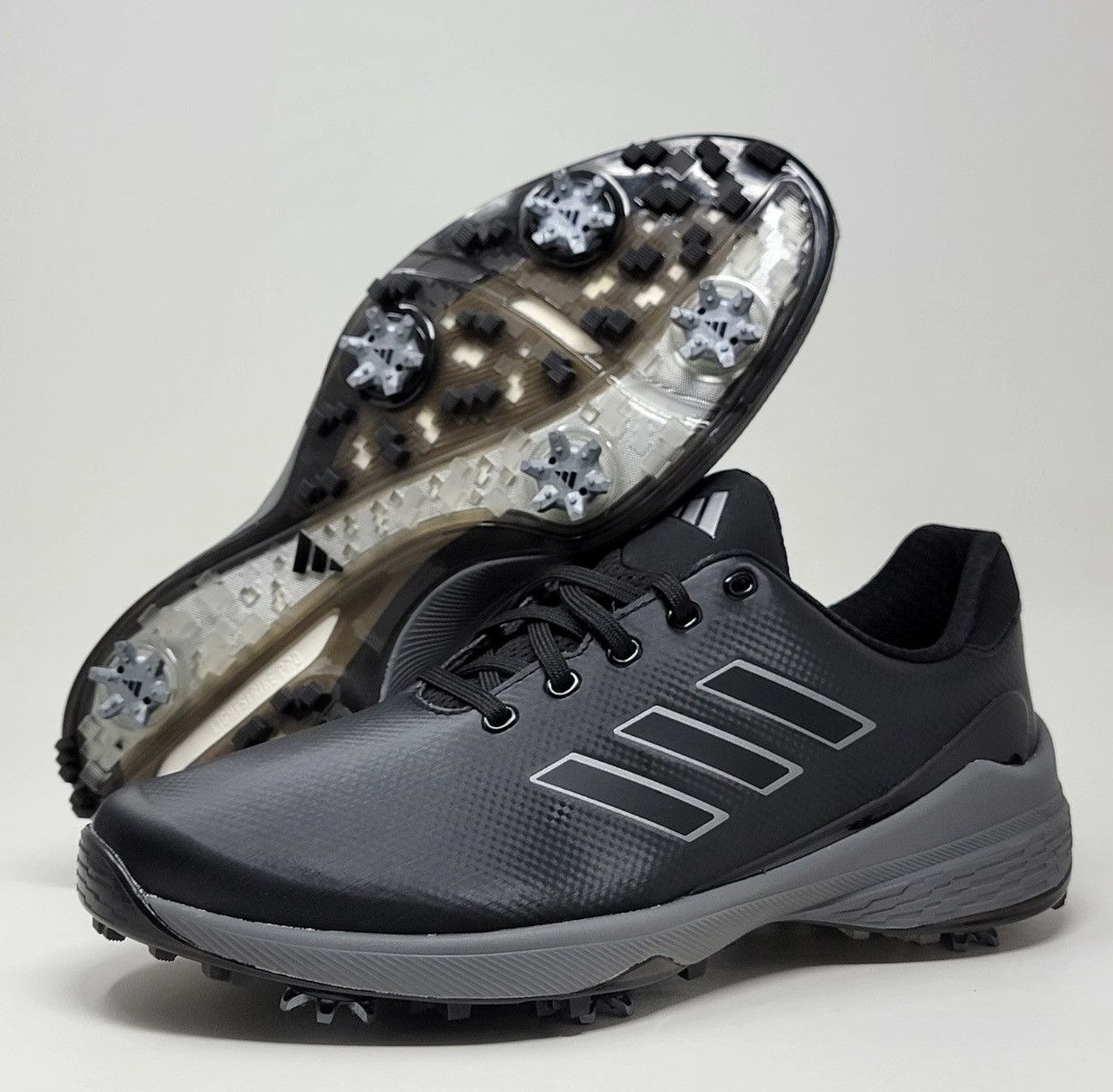 adidas gazelle silver green womens Adidas ZG23 Golf Shoes Black