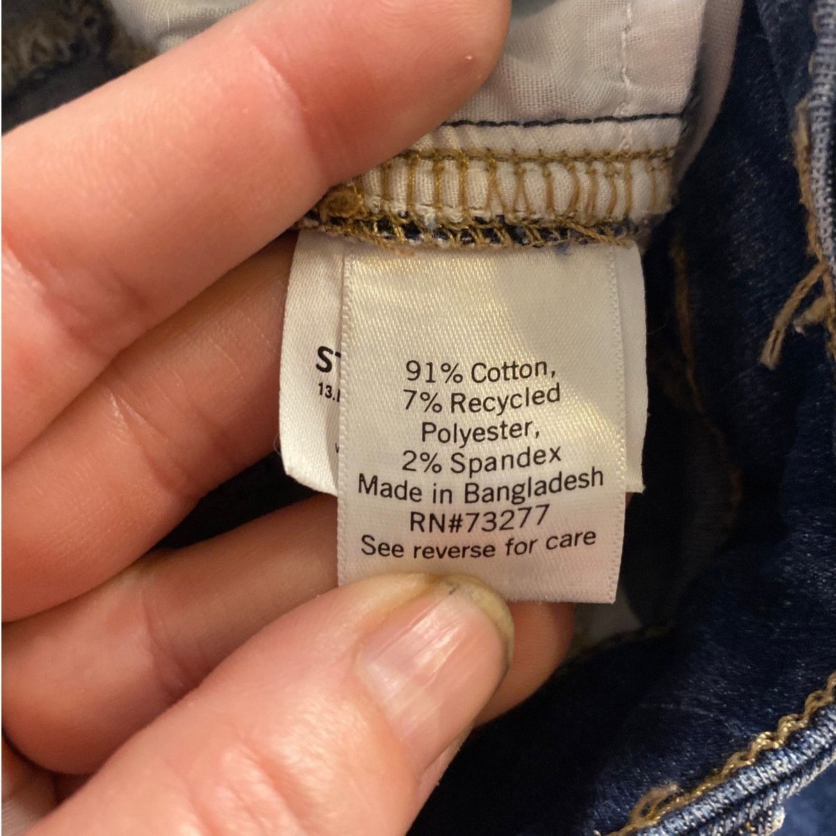 Other Distressed Ripped Skinny Jeans Blue SO High Rise Jegging 28 Size 28" / US 6 / IT 42 - 6 Thumbnail